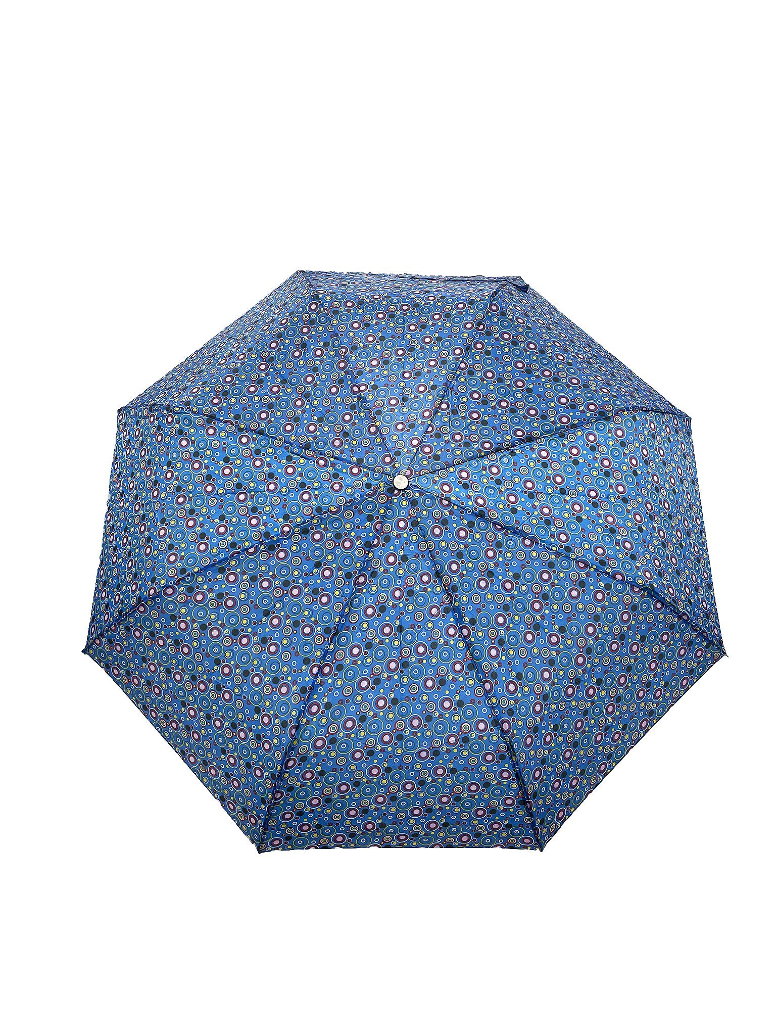 Paris ANELY Regenschirm Gemustert Kleiner in 6746 Blau-Grün Taschenregenschirm Taschenschirm,