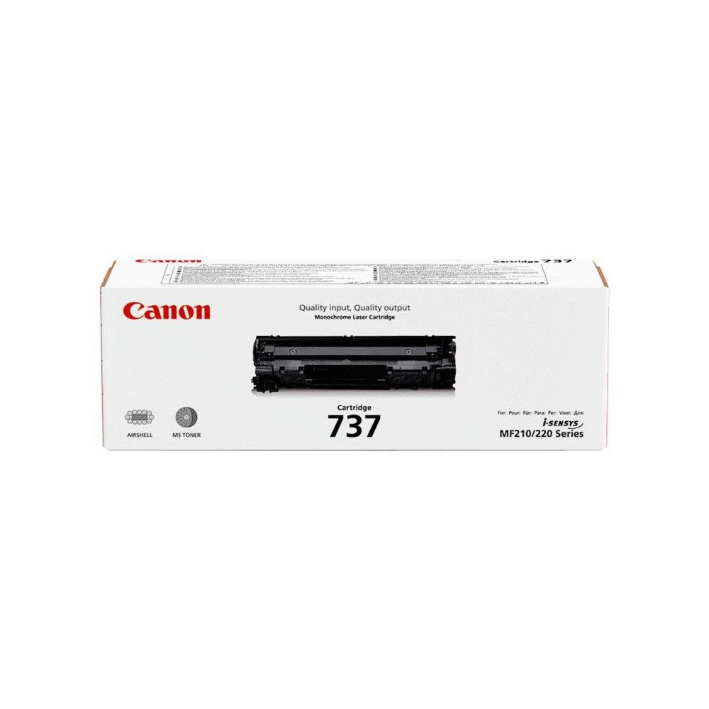 Canon Tonerpatrone Canon Cartridge 737 Schwarz (9435B002) Druckerzubehör., (Tonerpatrone, Original Canon Tonerpatrone für i-SENSYS Drucker), Original Canon Tonerpatrone für i-SENSYS Drucker