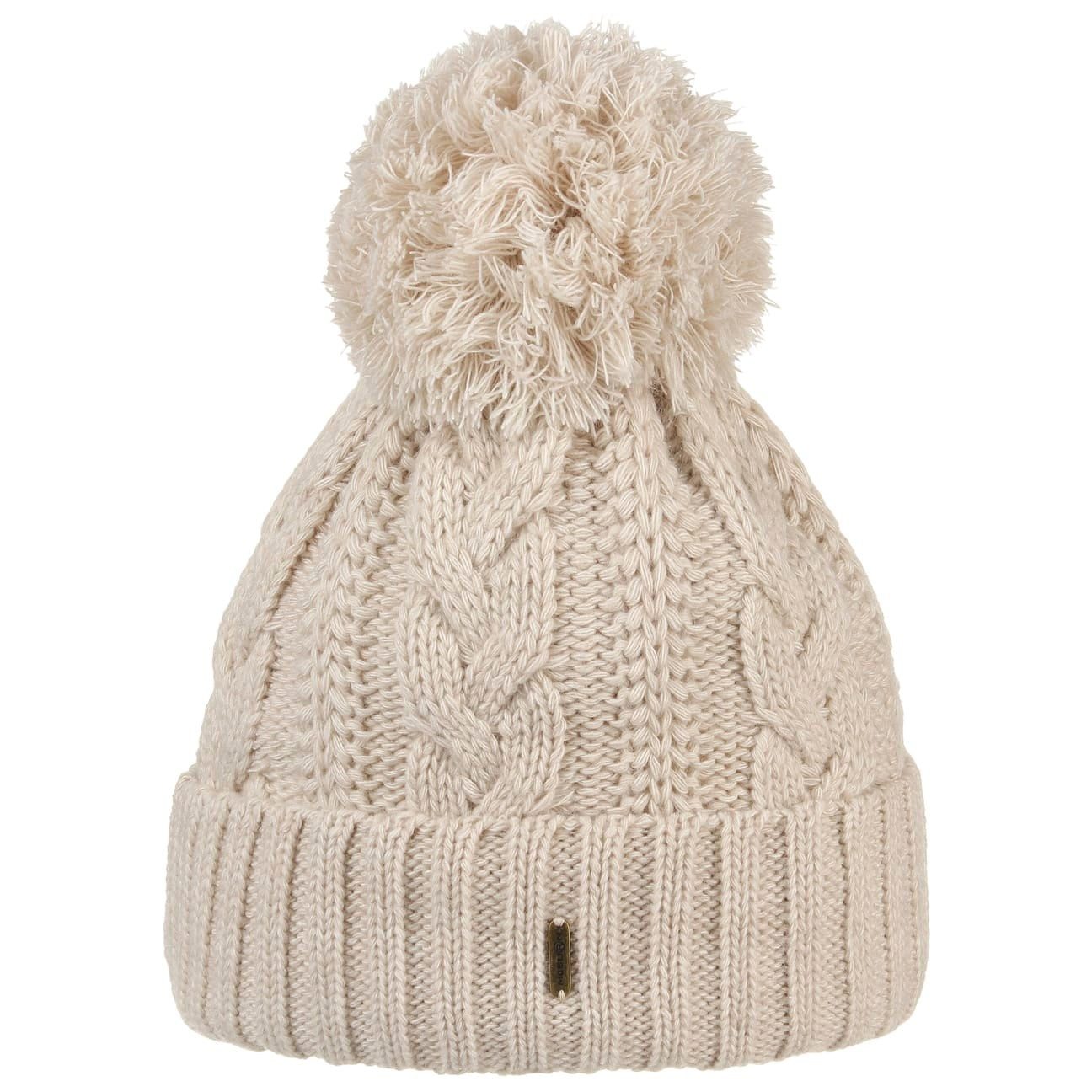McBurn Bommelmütze (1-St) Damenmütze mit Umschlag, Made in Italy günstig online kaufen