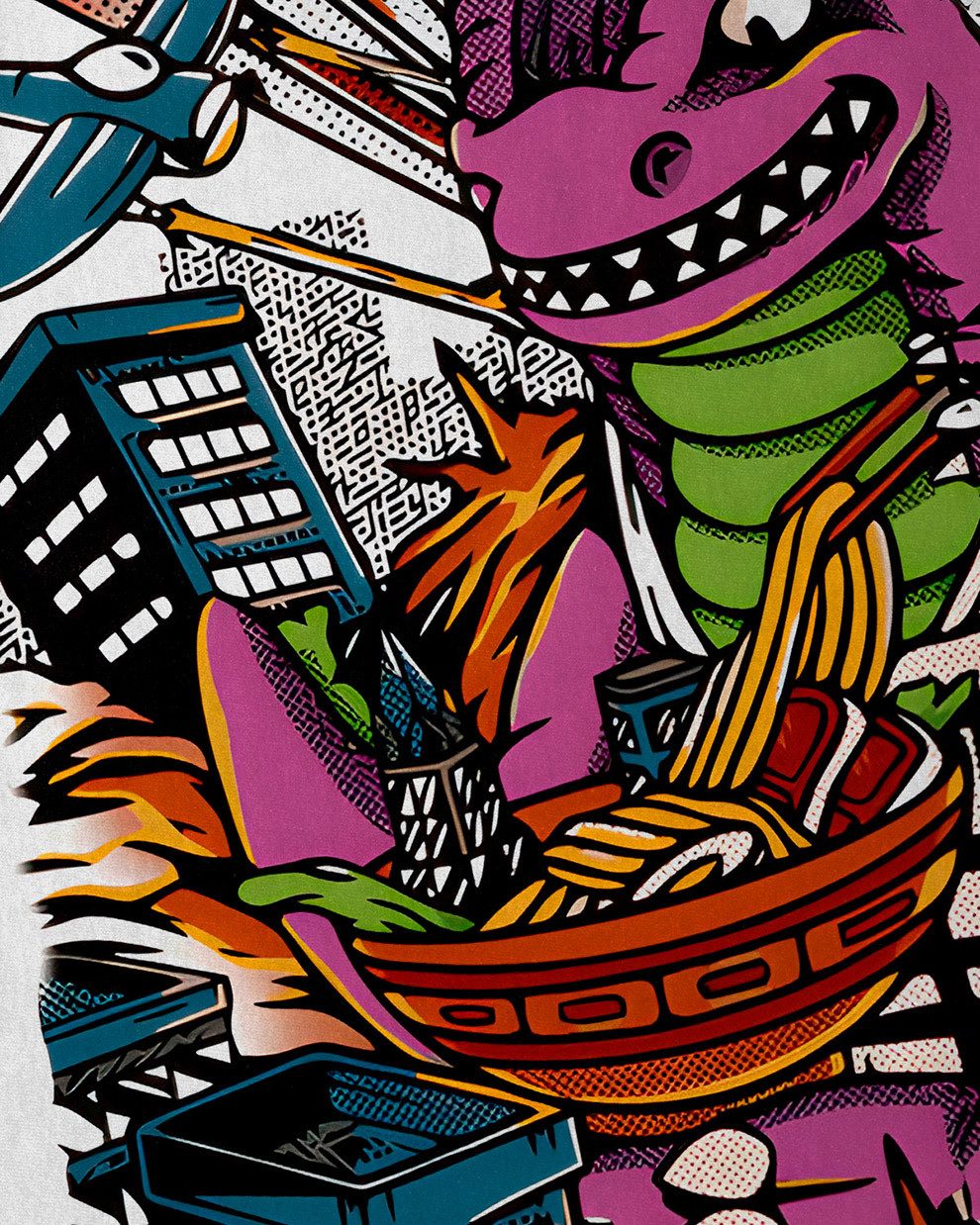 style3 T-Shirt Kaiju Ramen japan noodle günstig online kaufen