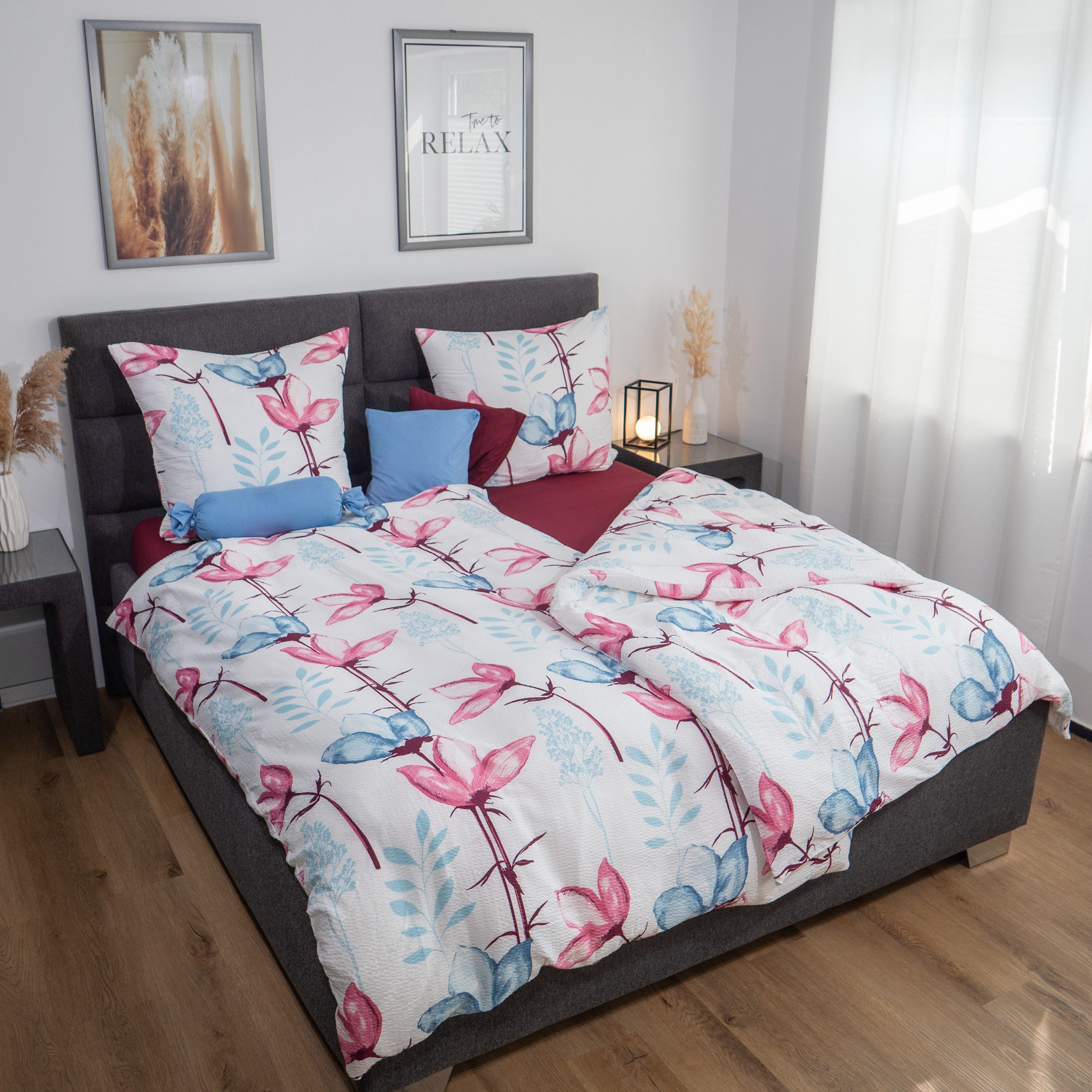 Casa Colori Bettwäsche Casa Calori, Seersucker, günstig online kaufen