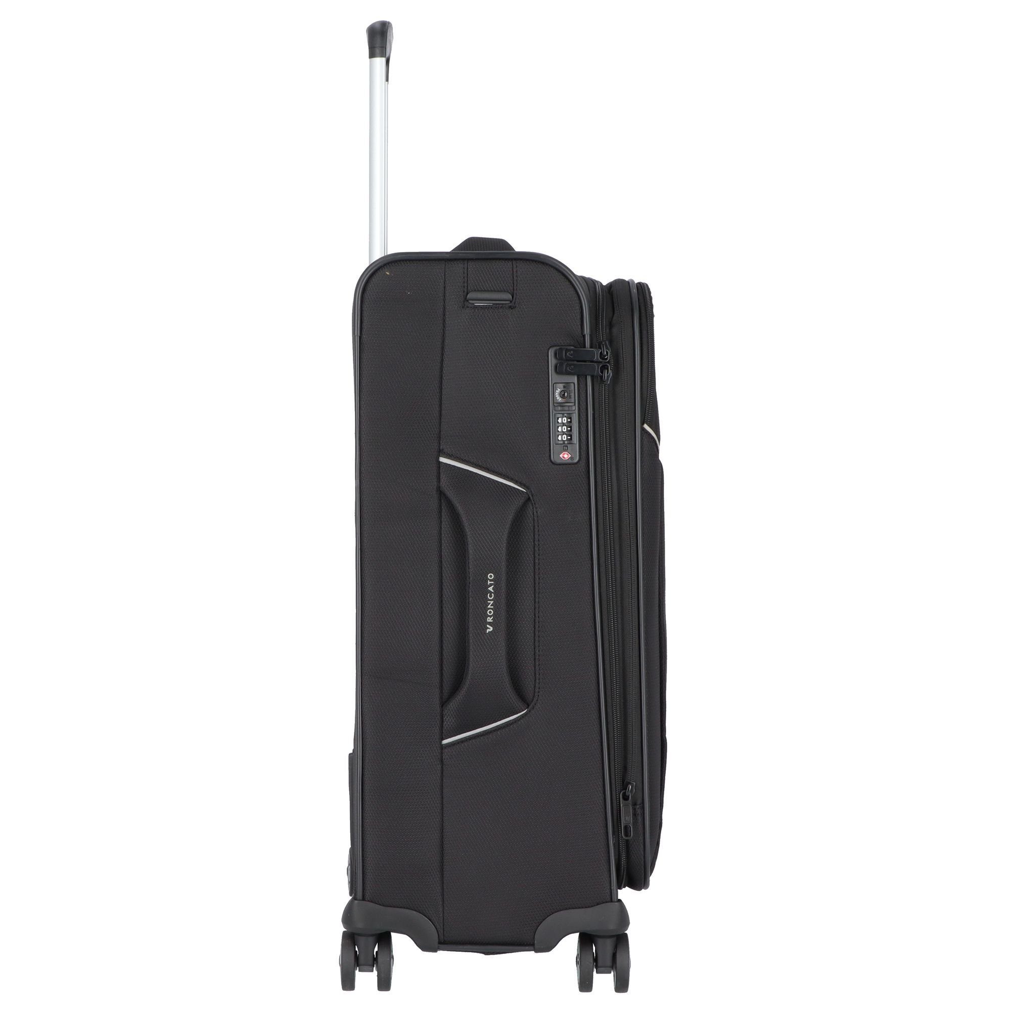 RONCATO Trolleyset Ironik 2.0, 4 Rollen, (3-teilig, 3 tlg), Nylon