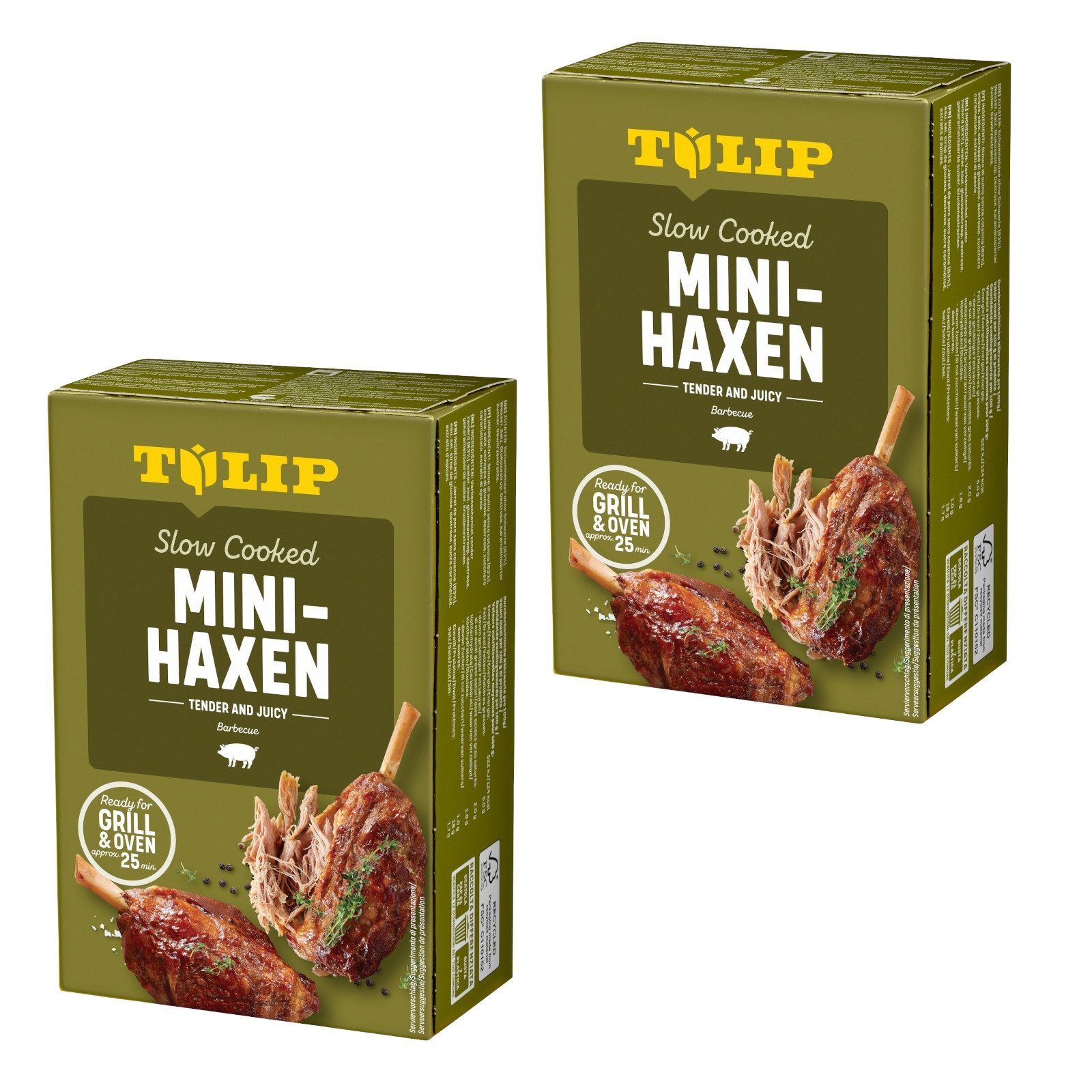 TULIP Wurstkonserve Mini-Haxe 500g Vakuumverpackt und im Backofen oder Grill zubereitet, 500 g