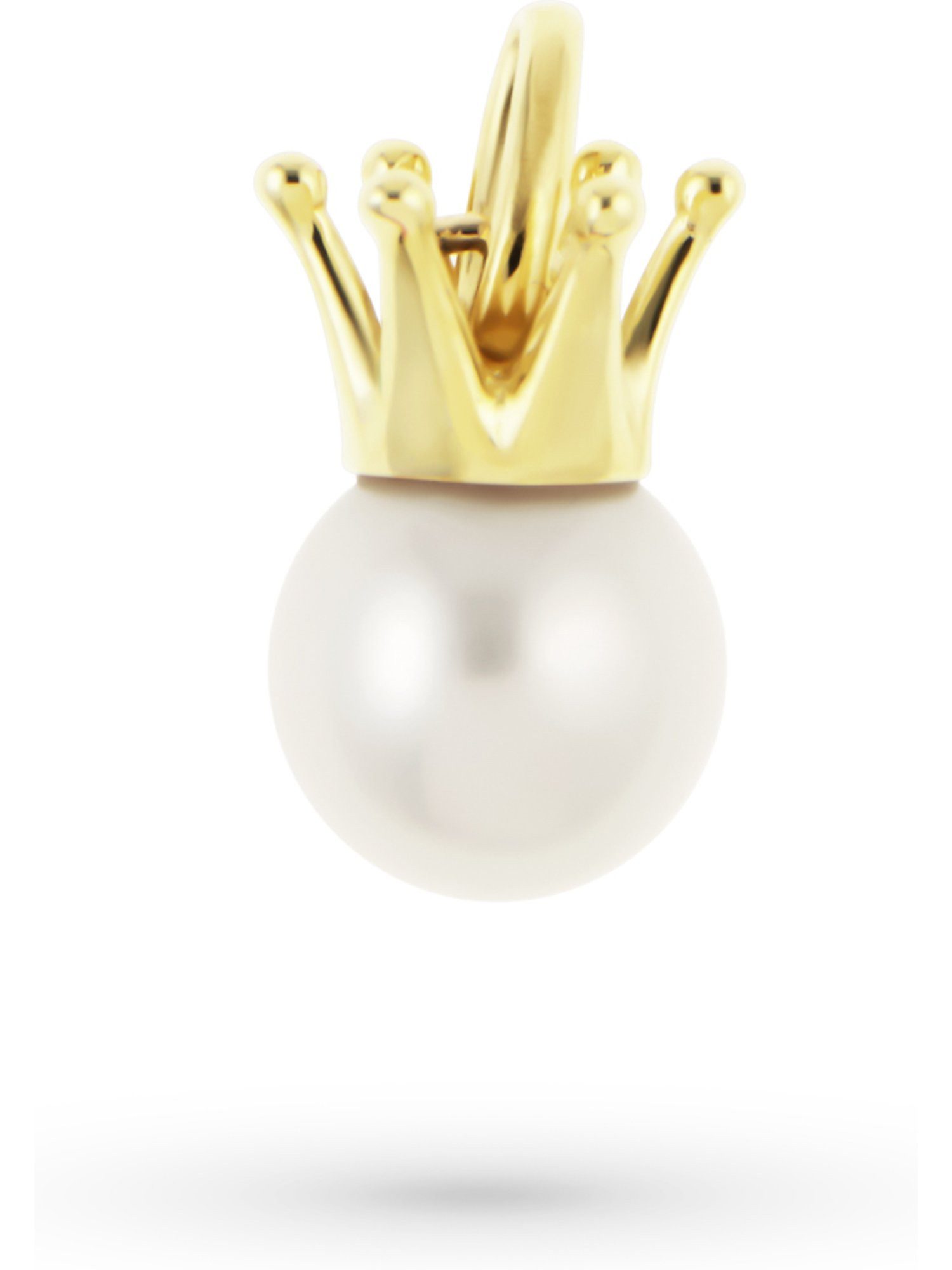 FAVS Kettenanhänger FAVS Damen-Anhänger 375er Gelbgold Süßwasserperle