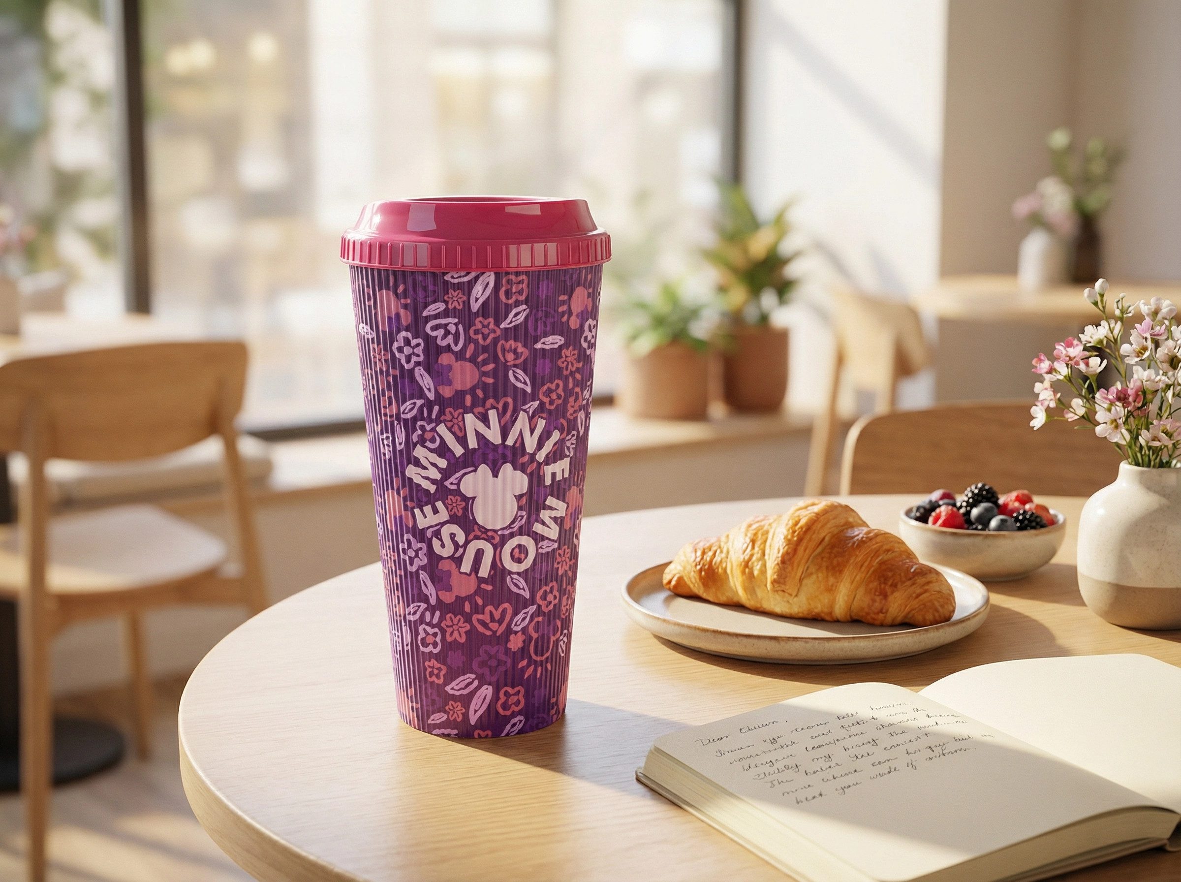 Disney Coffee-to-go-Becher Disney Minnie Maus XL Kaffeebecher Becher To-Go 790 ml, 1-tlg.