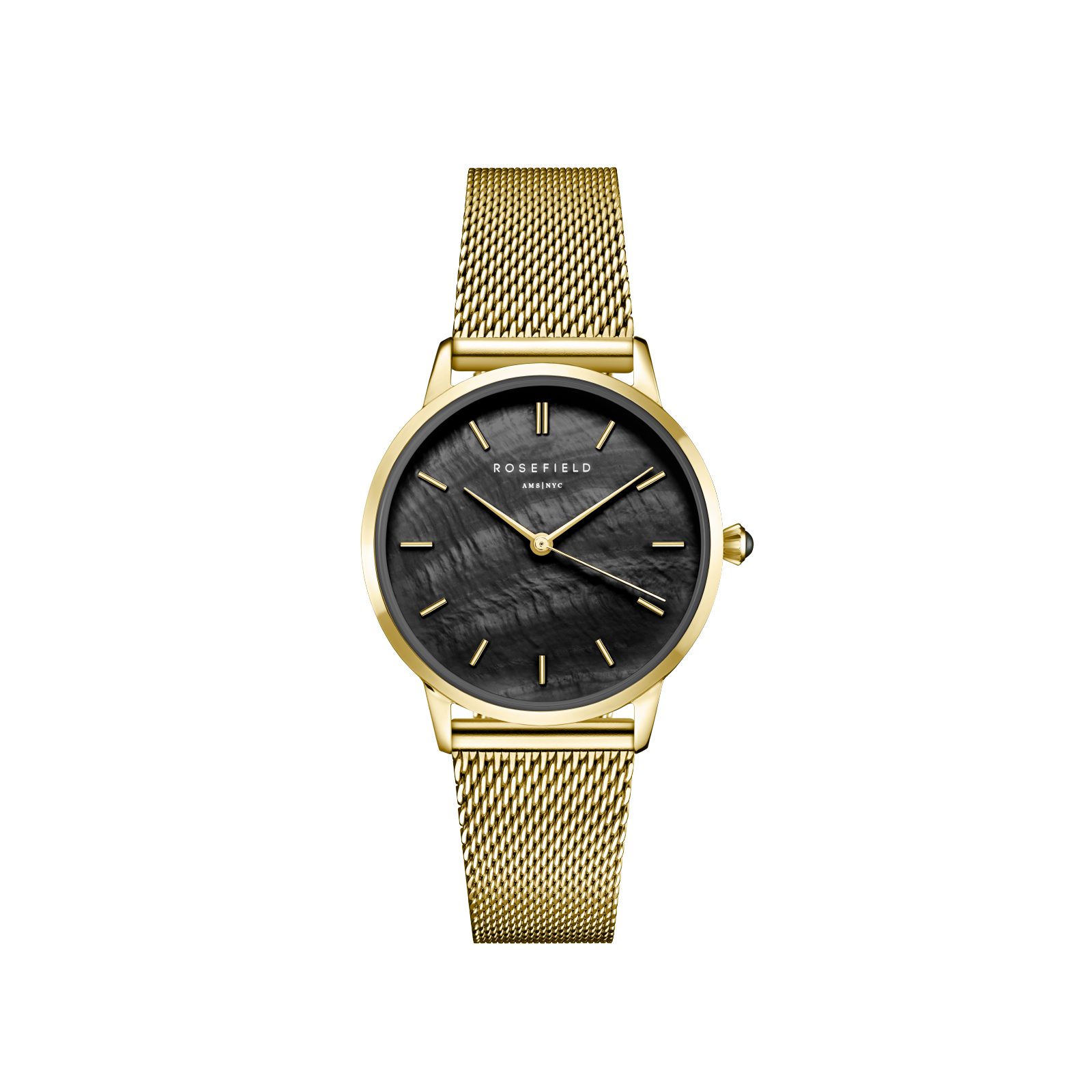 ROSEFIELD Quarzuhr ROSEFIELD Damenuhr Pearl Edit 36mm Goldfarben