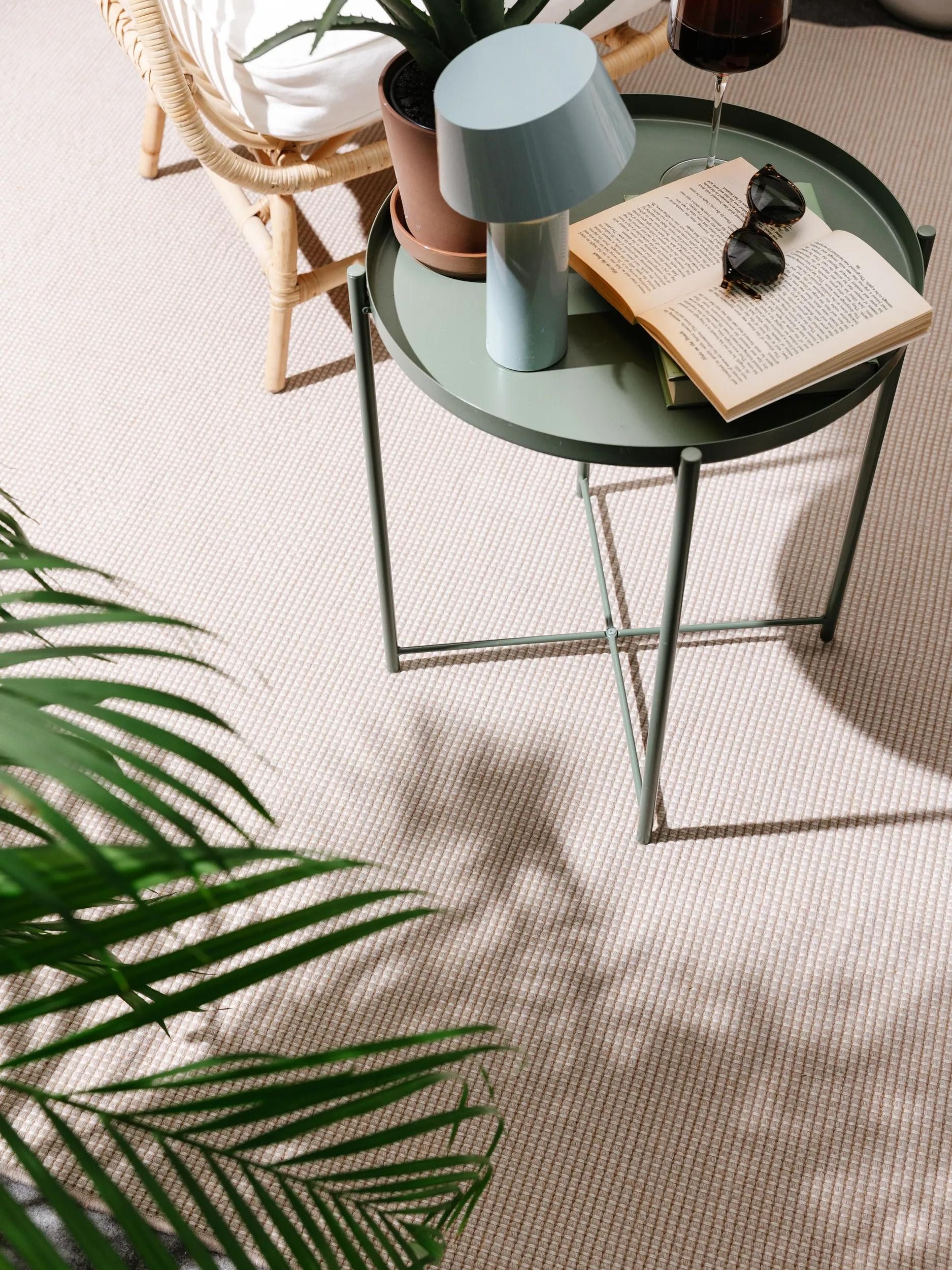 benuta Outdoorteppich Fion, rechteckig, Höhe: 5 mm, Kunstfaser, Berber, Ethno-Style, Wohnzimmer