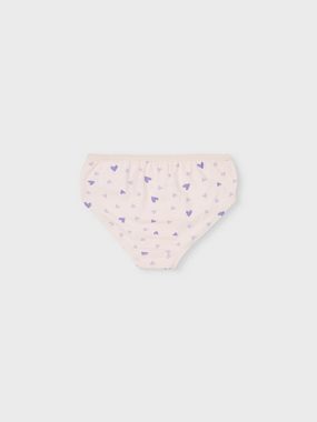 Name It Slip NMFBRIEFS 3P BARELY PINK HEART