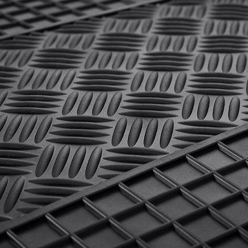 AZUGA Auto-Fußmatten Gummi-Fußmatten passend für Ford Transit Connect ab 9/2018-4/2022, für Ford Transit Connect