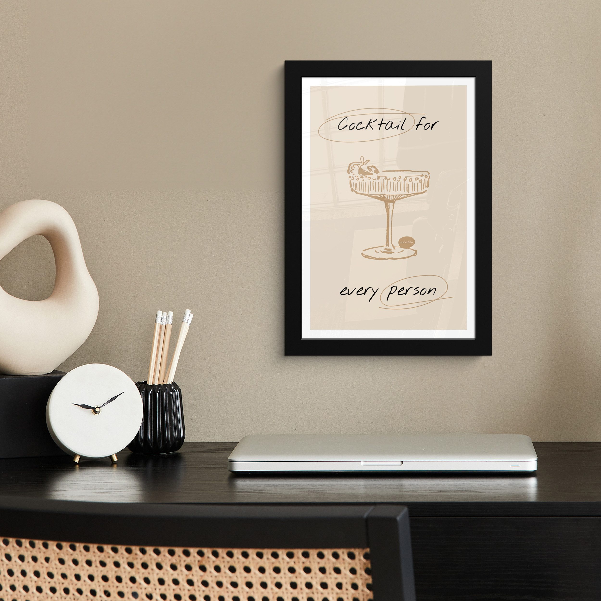 MuchoWow Poster Cocktail - Beige - günstig online kaufen