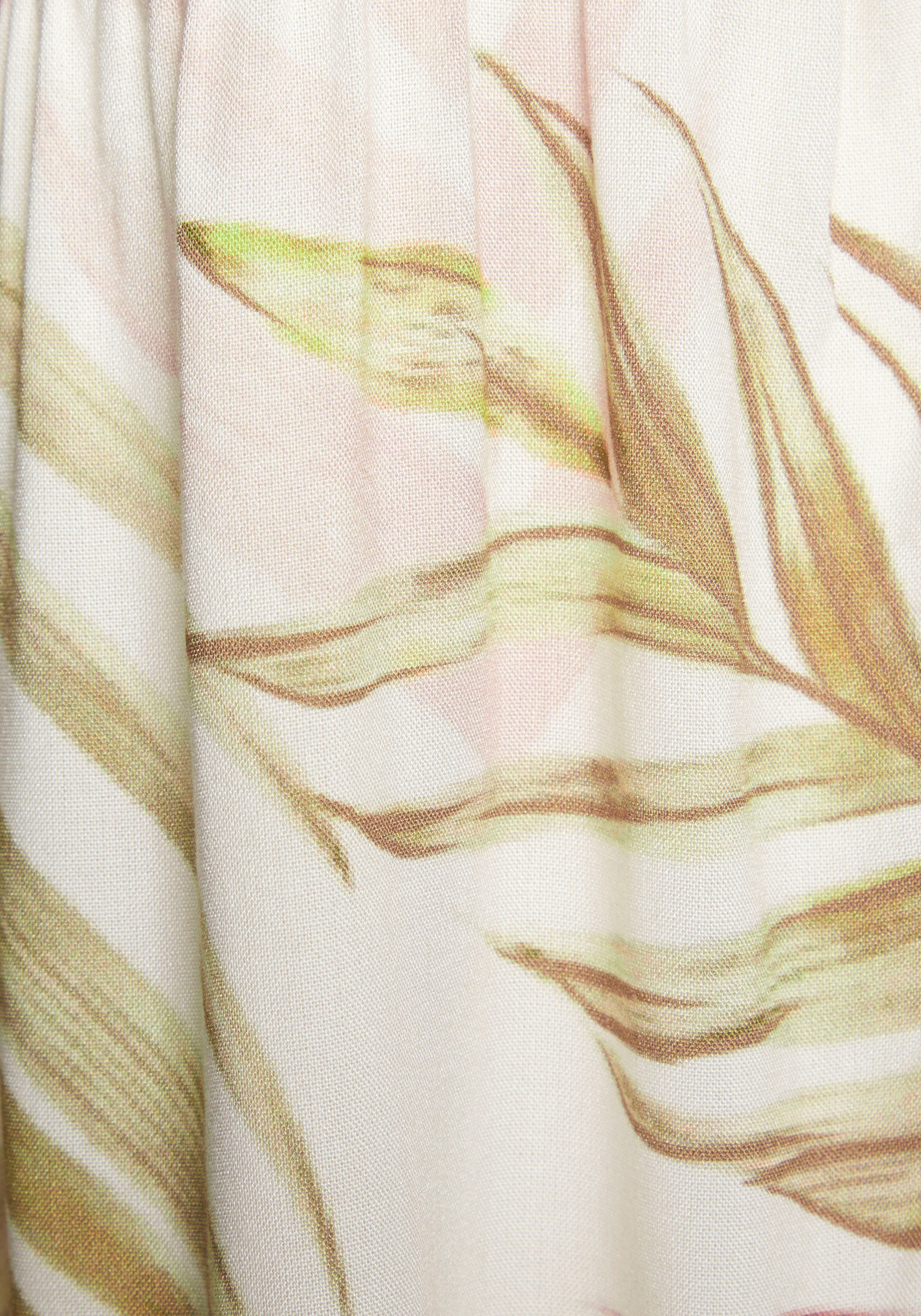 LASCANA Hemdblusenkleid mit Alloverprint und Volants ärmelloses Sommerkleid, Strandkleid, Webkleid, Tunikakleid – Bild 5 von 5