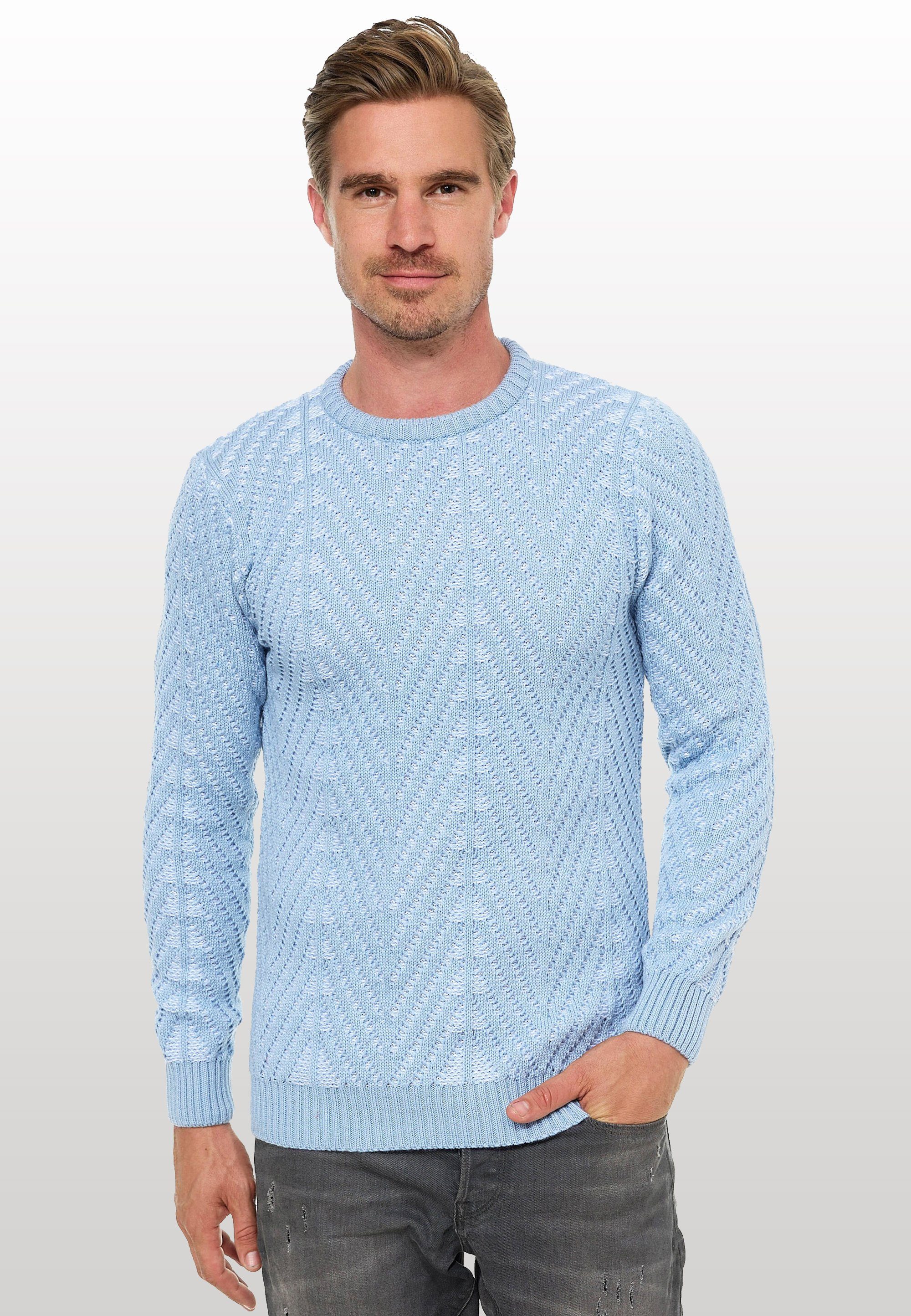 Rusty Neal Strickpullover Design mit angesagtem