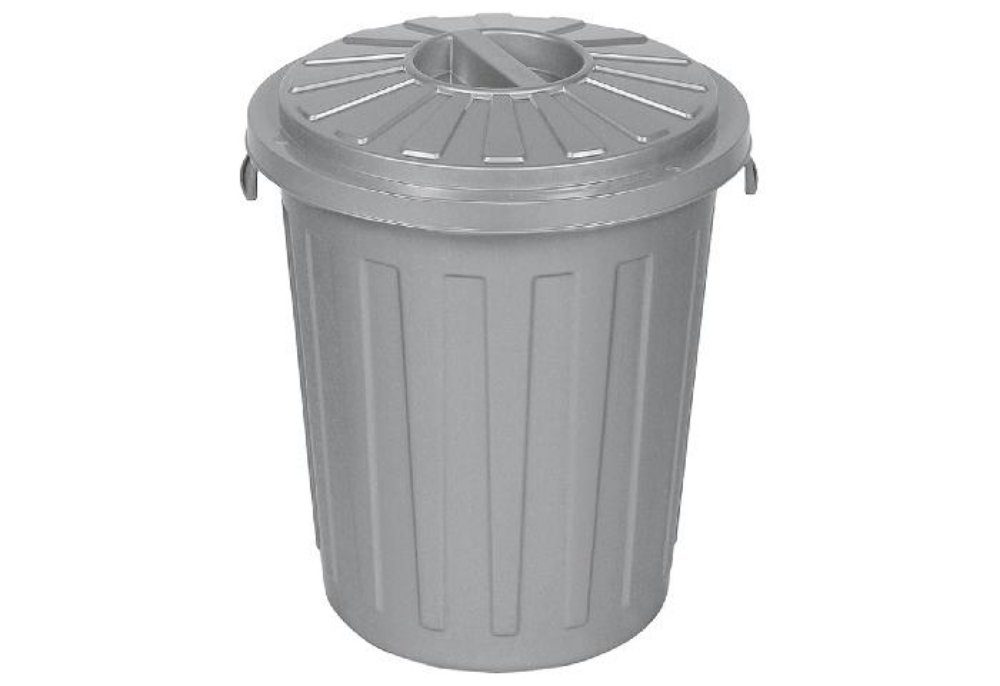 keeeper Mülleimer KEEEPER Maxi-Tonne Mats Ø36cm, H42cm 23l light silver