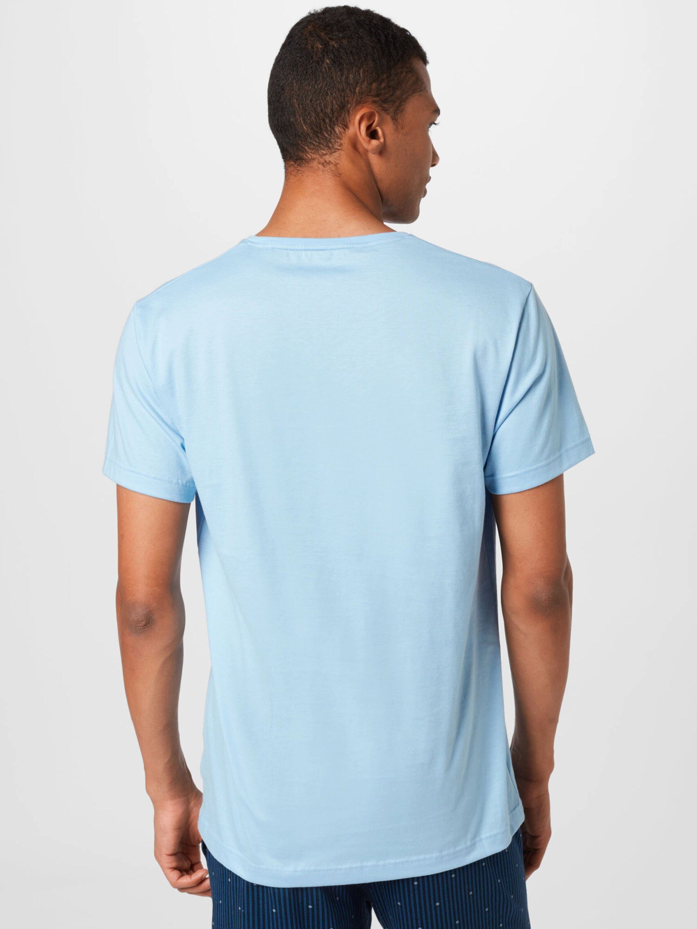 blue placid CALIDA (1-tlg) T-Shirt