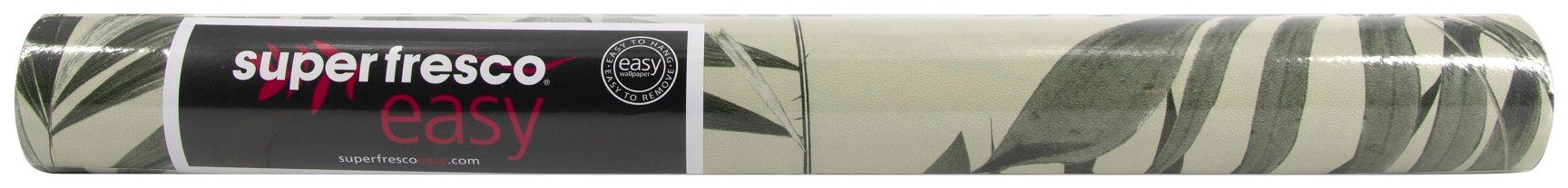 FSC® lebhaftem zertifiziert, gemustert, Japan, grün mit Länge Easy Superfresco Druck, Vliestapete 10 Meter