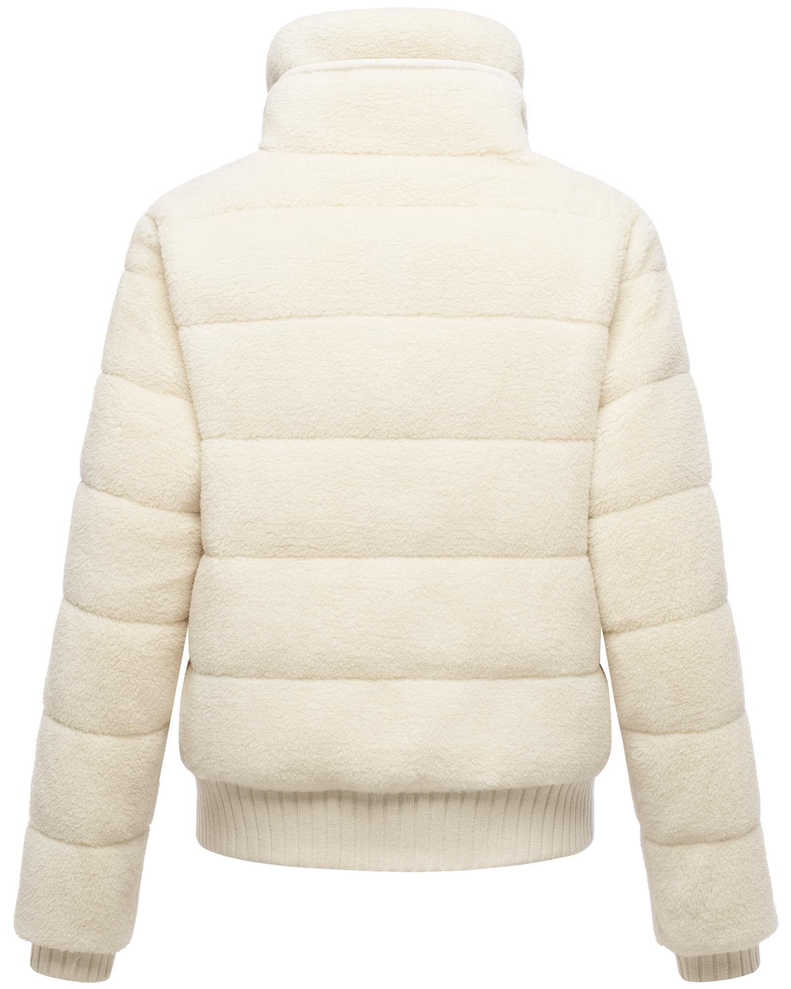 Navahoo Plüschjacke Schneepuder 14 warme Damen Teddyjacke für den Winter