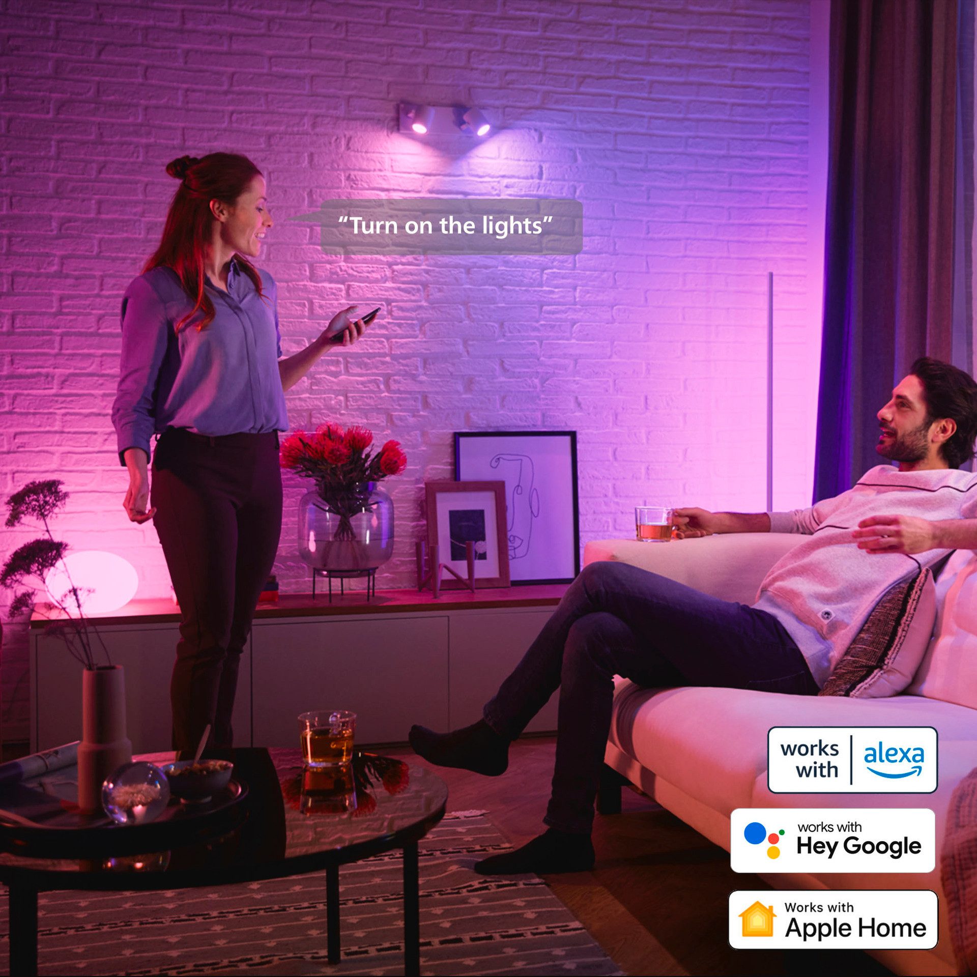 Philips Außen-Wandleuchte Hue LED Lampe GU10 günstig online kaufen