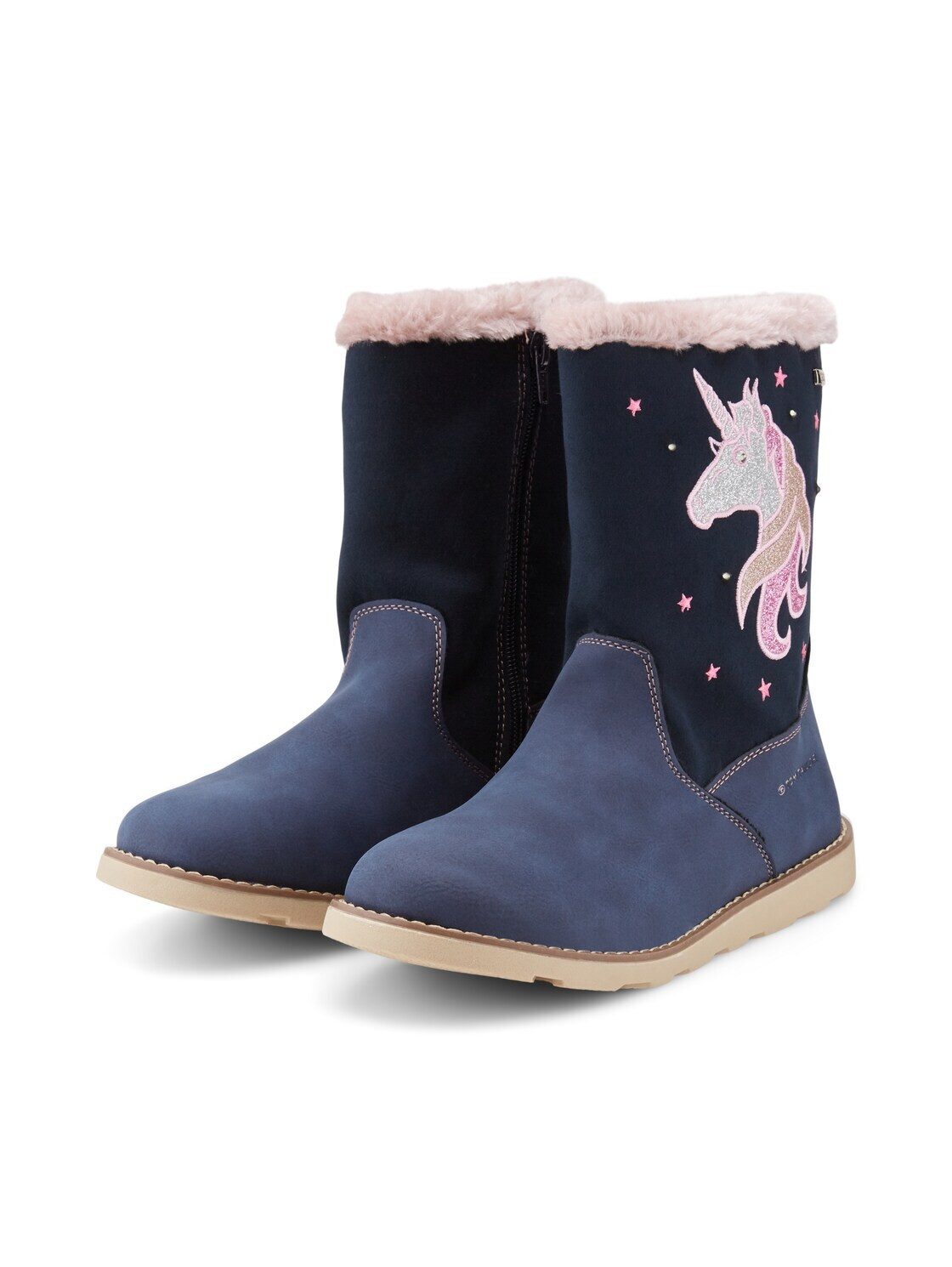TOM TAILOR Shoes Licence Winterboots Gefütterte Stiefel mit Applikationen