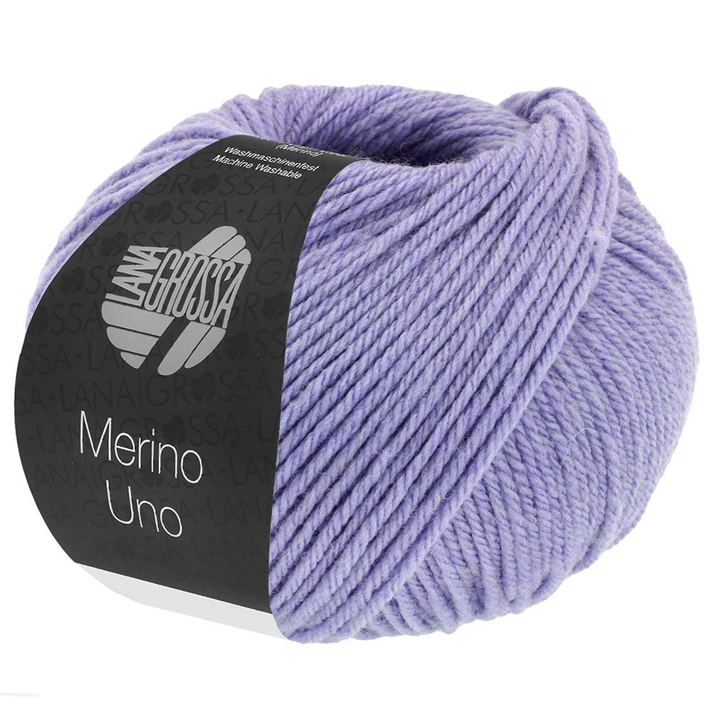 LANA GROSSA MERINO UNO Häkelwolle, 125 m (Extrafeine Merinowolle mit Superwash-Ausrüstung), 50 g