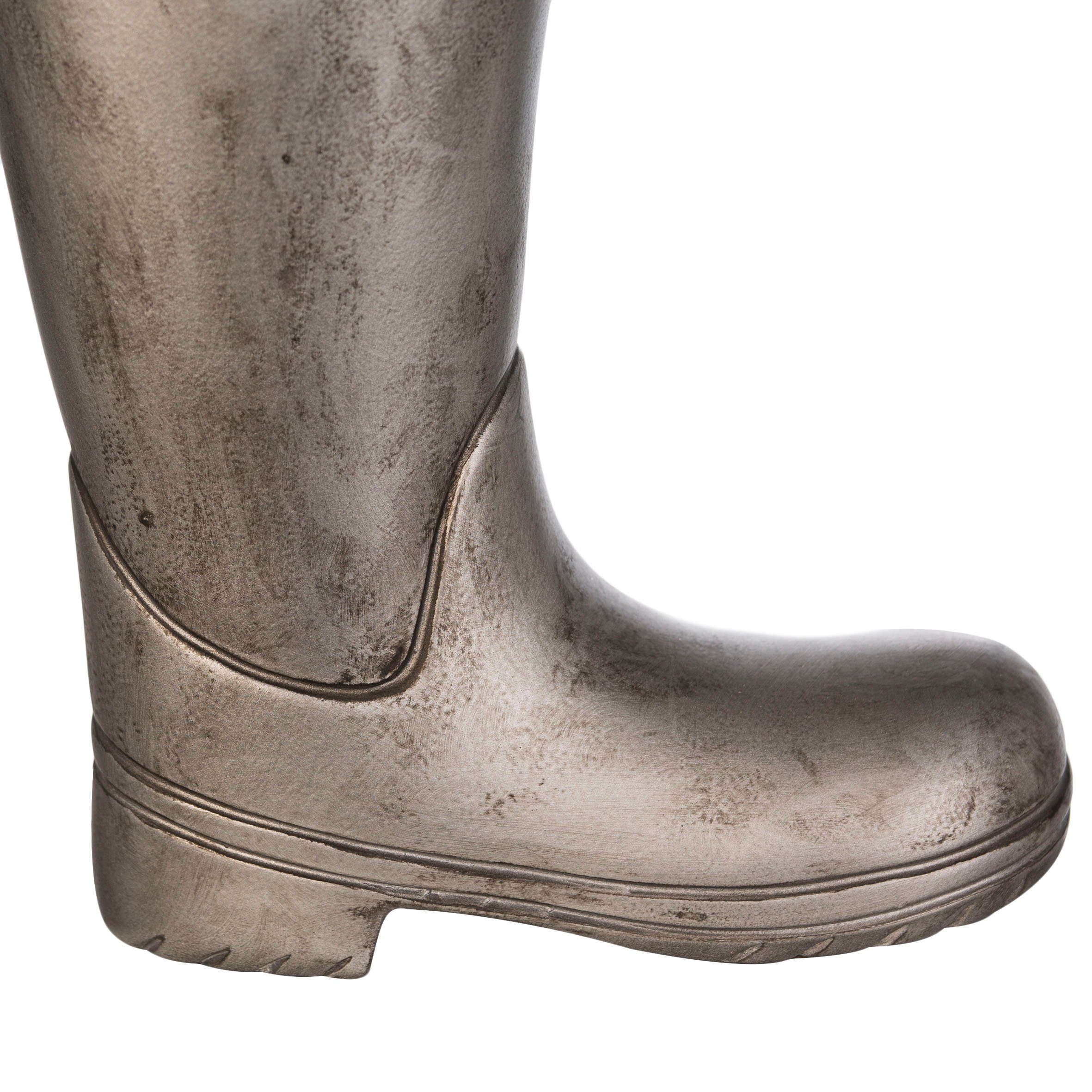 Regenschirmständer für Keramik Casablanca cm, Schirmständer Höhe silber St), 45 Gilde by aus Regenschirme, Gummistiefel-Form, (1 Stiefel,