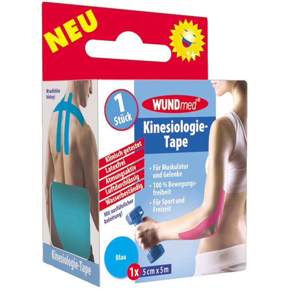 Wundmed Kinesiologie-Tape WUNDmed® Tape Kinesiologie blau