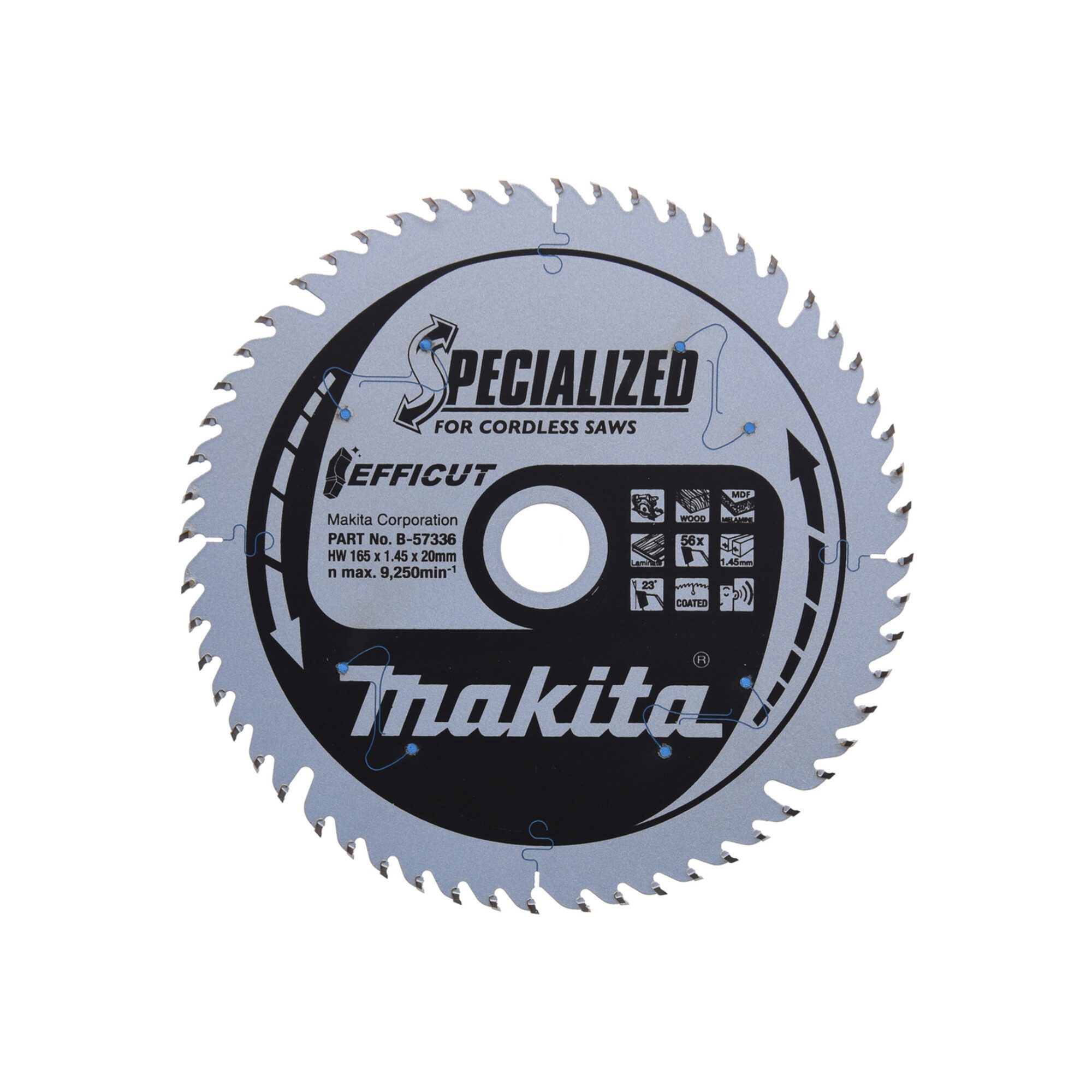 Makita Kreissägeblatt Makita SPECIALIZED Sägeblatt 165x20x56Z