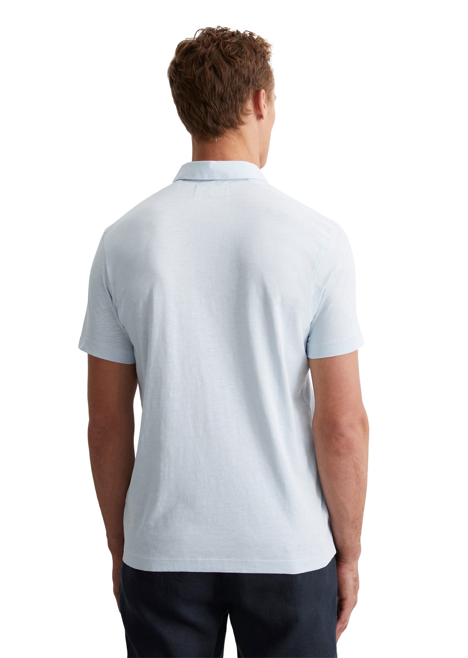 Marc O'Polo Poloshirt mit lebendiger, bewegter Oberfläche günstig online kaufen