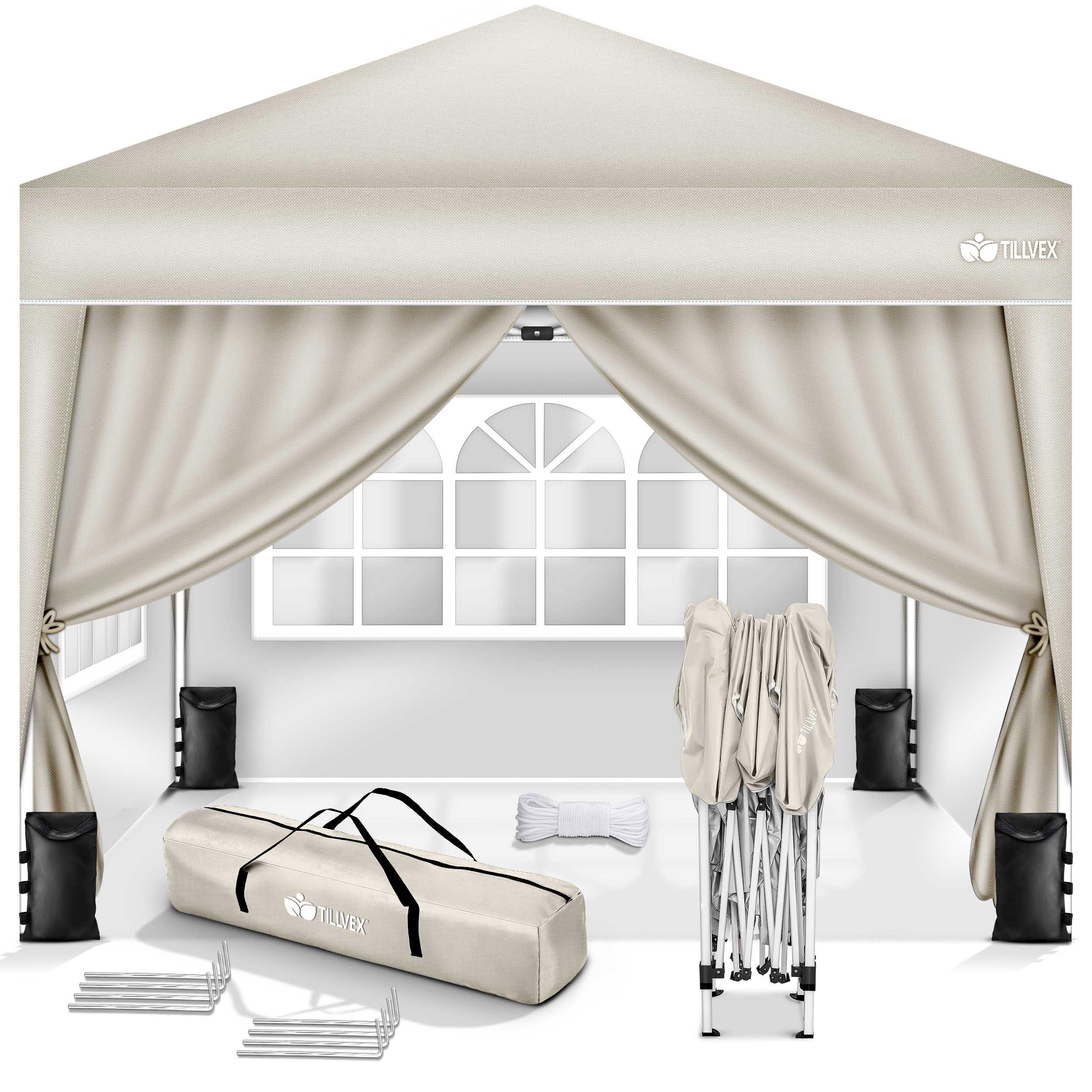 tillvex Faltpavillon tillvex® Pavillon 3x3m Wasserdicht günstig online kaufen