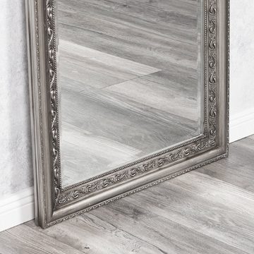 LebensWohnArt Wandspiegel Spiegel ARGENTO Silber-Antik 160x60cm