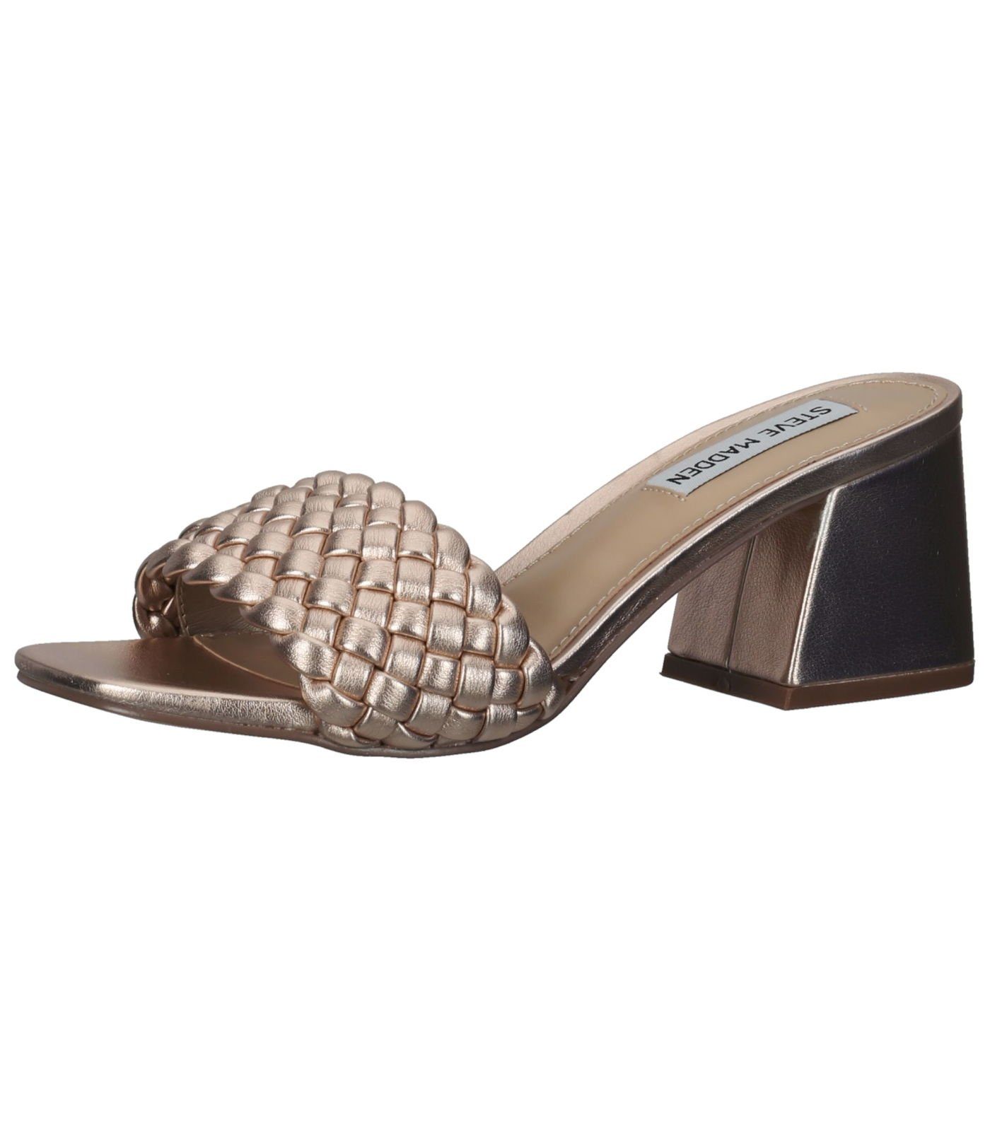 STEVE MADDEN Rosegold Pantoletten Pantolette Lederimitat