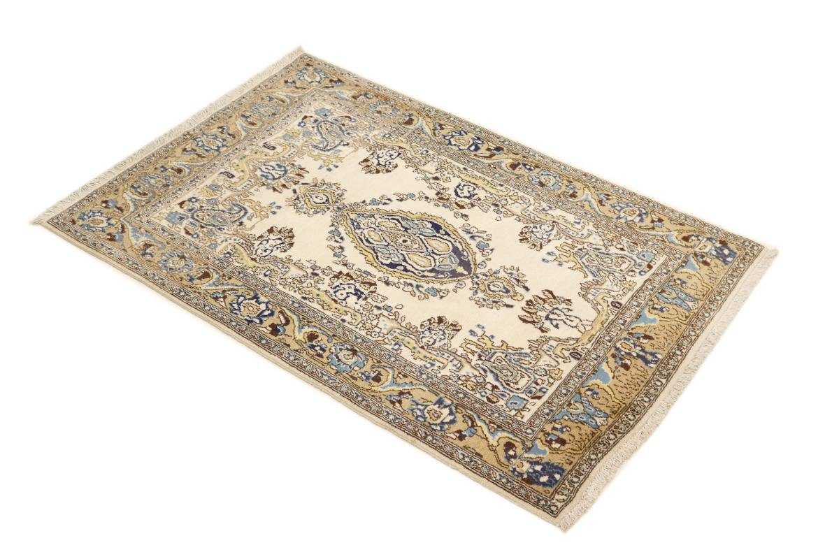 rechteckig, Höhe: 103x159 mm Orientteppich Trading, Orientteppich Ghom Nain Perserteppich, 10 / Handgeknüpfter