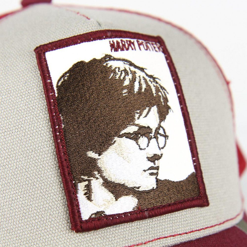 Baseball Cap HARRY POTTER Baseballcap Cappy Base Cap Schirmmütze Truckercap weinrot-beige Gr.58