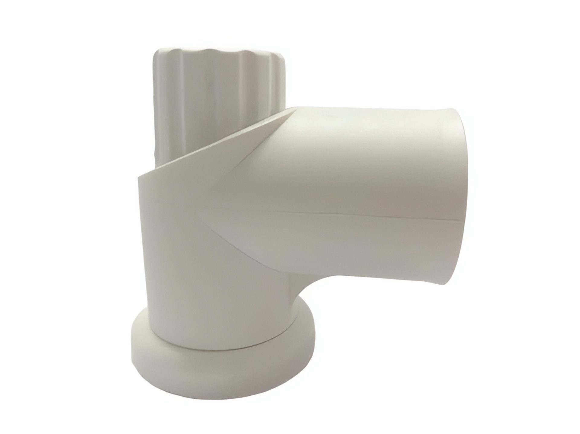 MWH Abdeckkappe Tischfußkappe 35mm rund weiss verstellbar