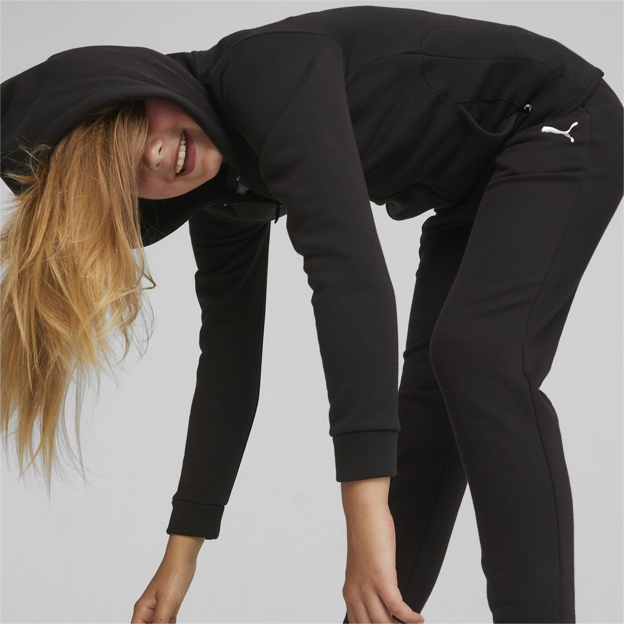 Jogginganzug PUMA Black mit Jogginganzug Kapuze Mädchen