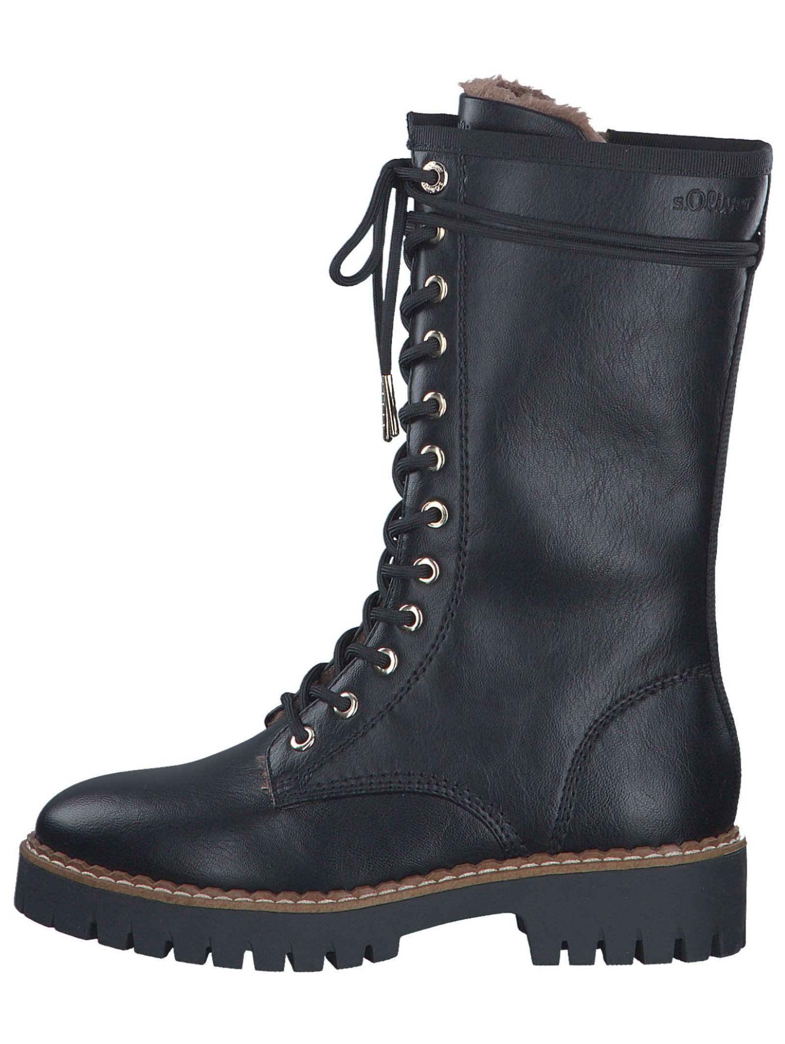s.Oliver s.Oliver Stiefel Lederimitat Schnürstiefel