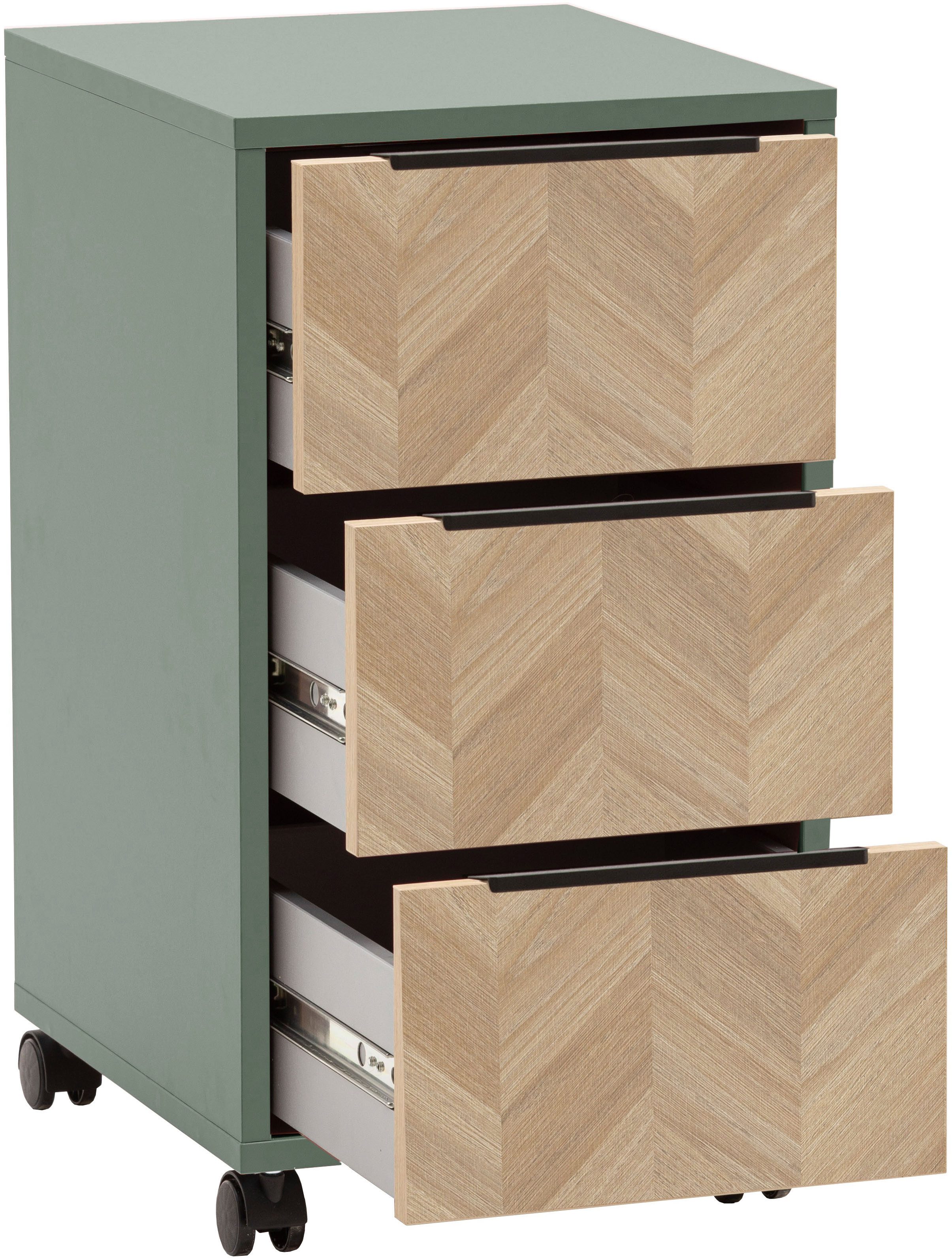 Schildmeyer Rollcontainer Piazza, Rollcontainer, Made in Germany, B: 32,6cm, (1 St), Solide Verarbeitung - Dieses Produkt ist in Deutschland gefertigt