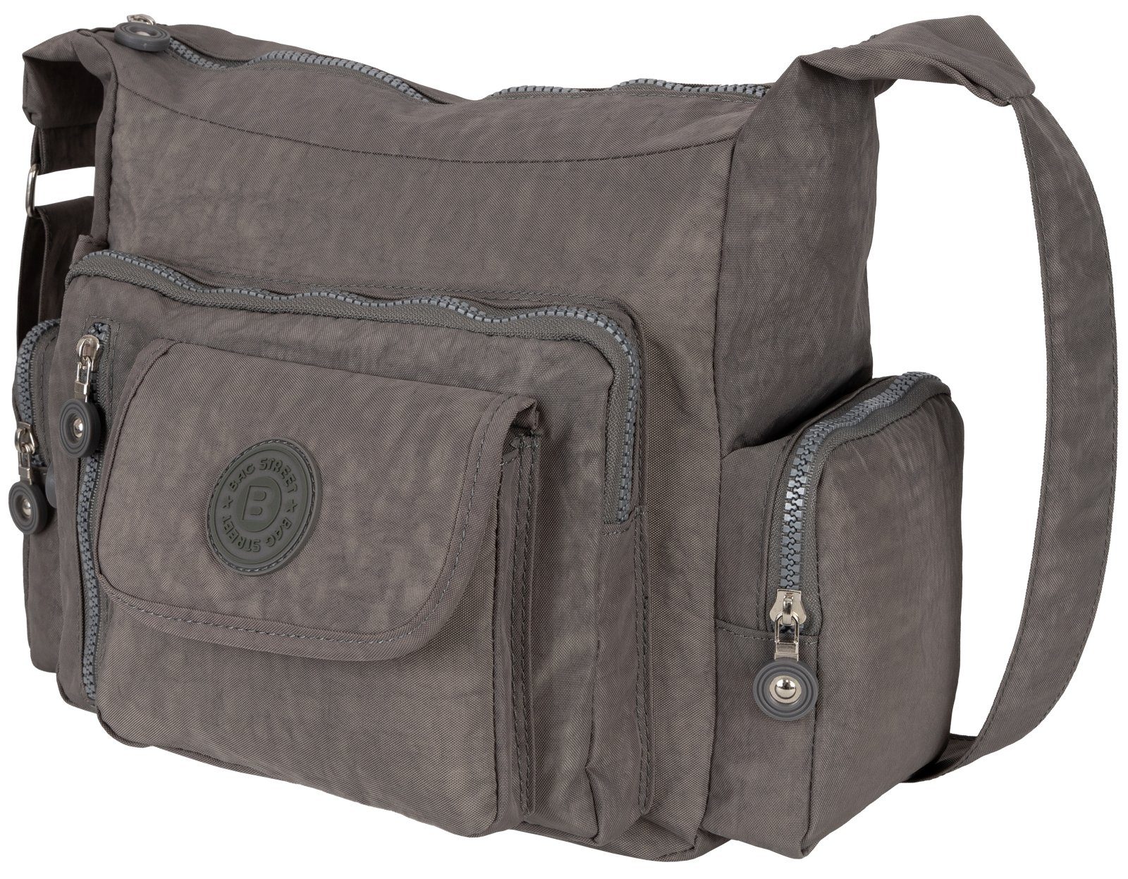 BAG STREET Umhängetasche Damentasche Umhängetasche Handtasche Schultertasche Taupe Grau, als Schultertasche, Umhängetasche tragbar – Bild 4 von 5