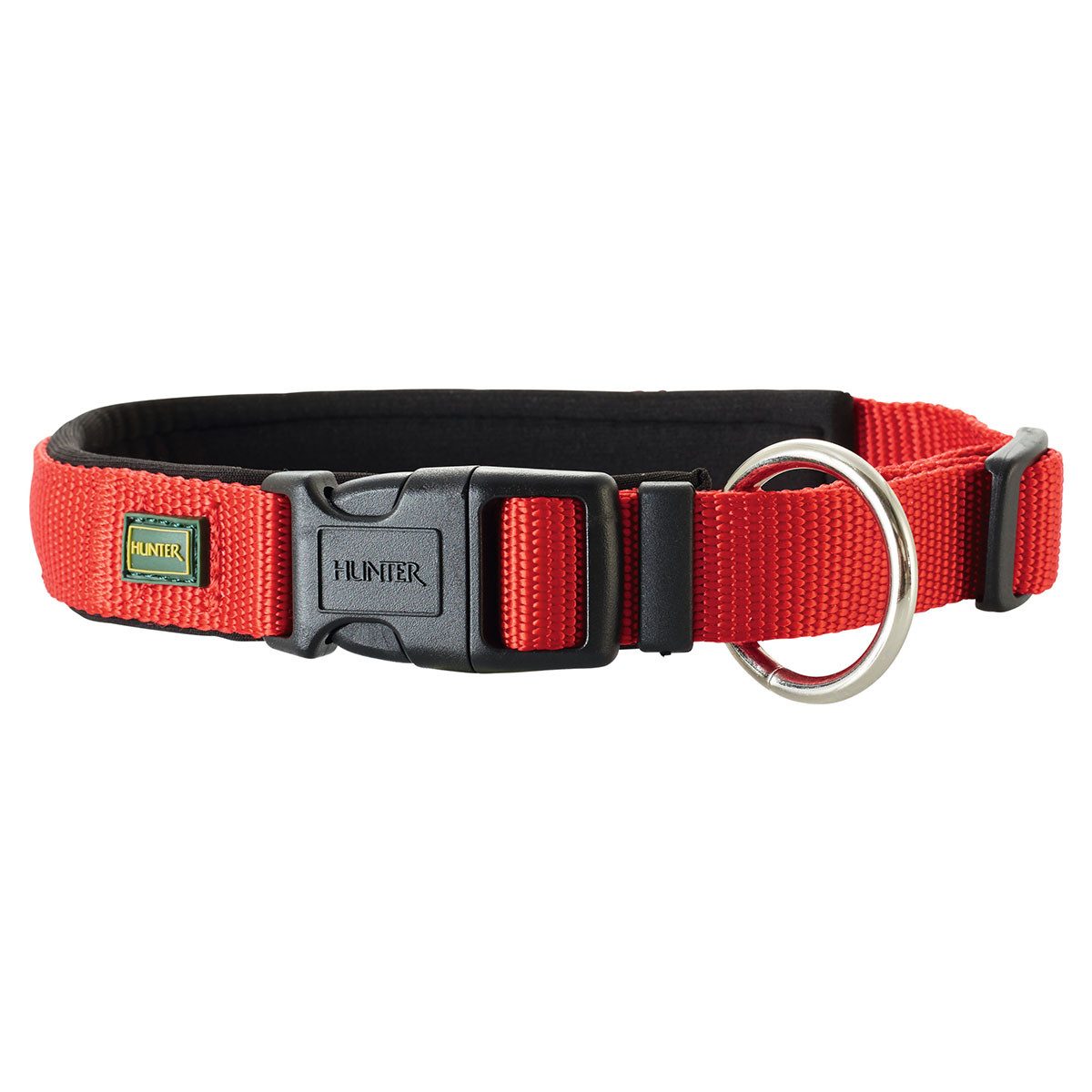 Hunter Tierbedarf Hunde-Halsband Halsband Neopren Vario Plus rot/schwarz