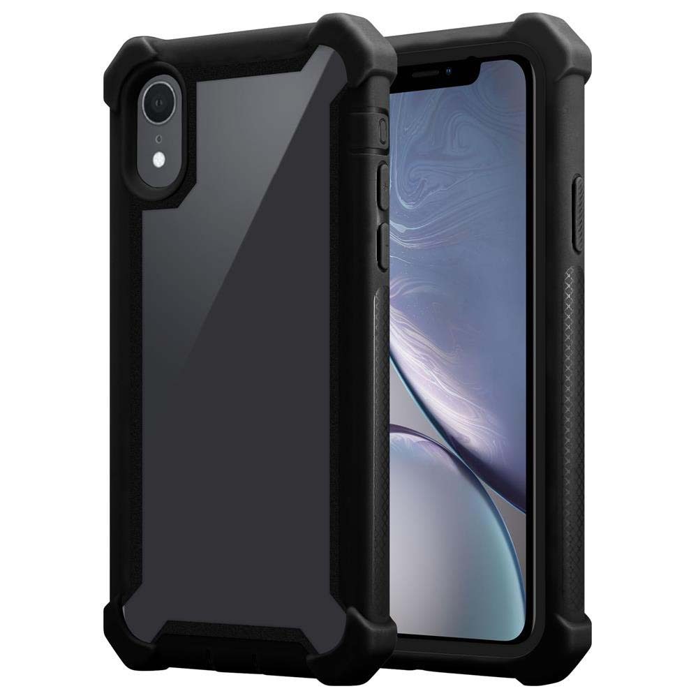 Cadorabo Handyhülle für iPhone XR Hülle Apple iPhone XR, Handy Schutzhülle TPU Silikon Cover Bumper - Hard Cover Hybrid Case