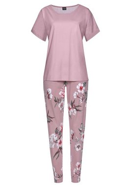 Vivance Dreams Pyjama (4 tlg., 2 Stück) mit Blumendruck