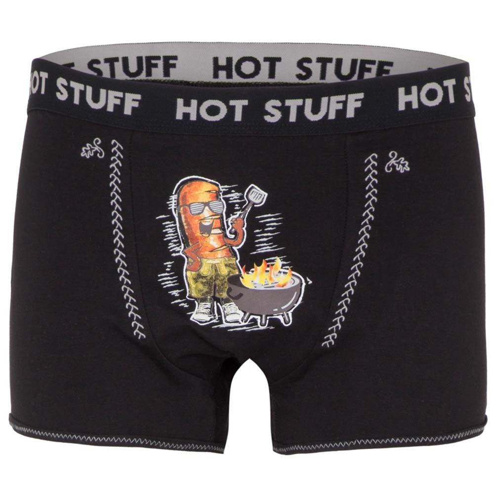 Hangowear Boxershorts Trachtenunterhose Hot Stuff schwarz