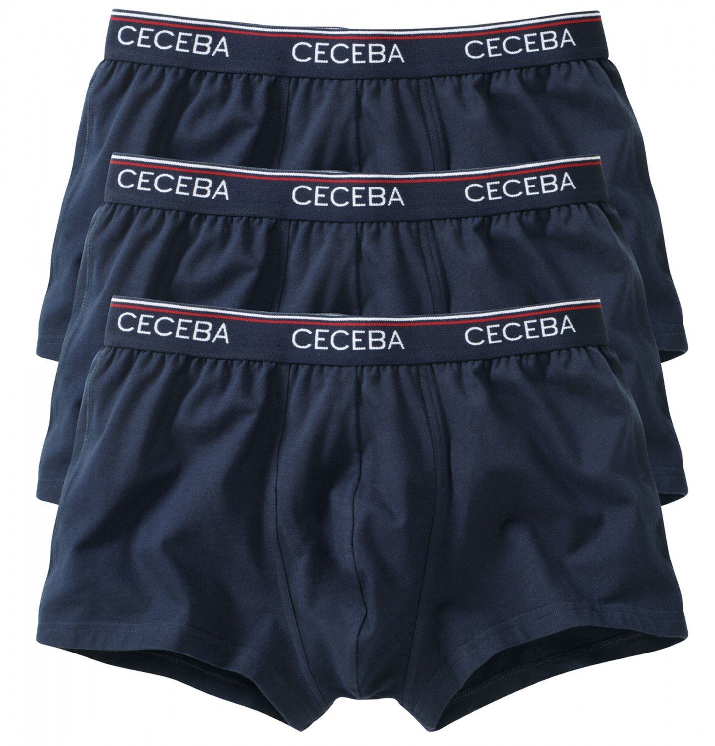 CECEBA Boxershorts 3 er Pack CECEBA Herren Boxershorts Hipster Pant Shorts Boxer Farbwahl (1-St)