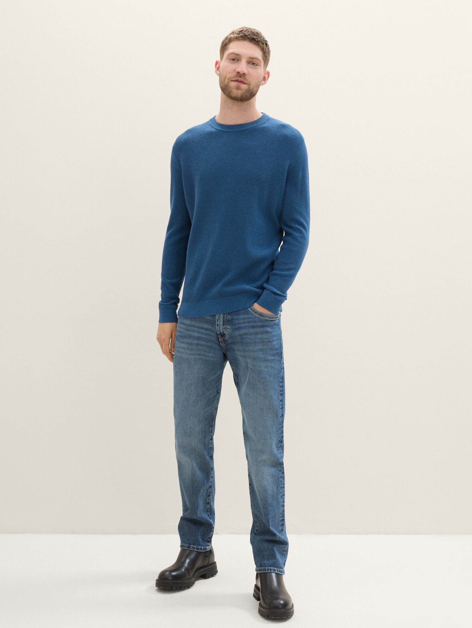 TOM TAILOR Strickpullover Pullover & Strickjacken Strickpullover aus Baumwolle
