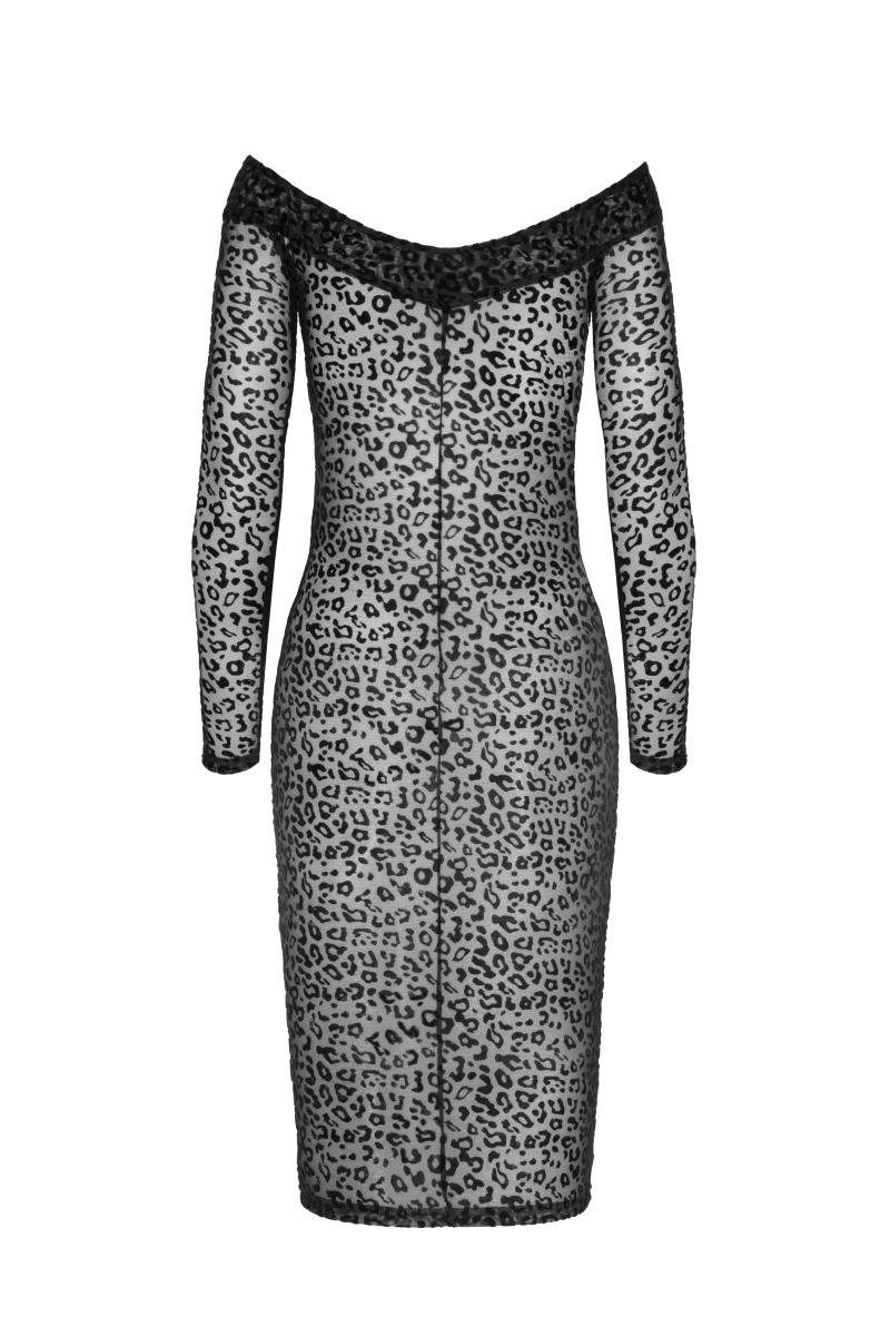 Noir Handmade Midikleid halblanges Kleid in schwarz - L günstig online kaufen