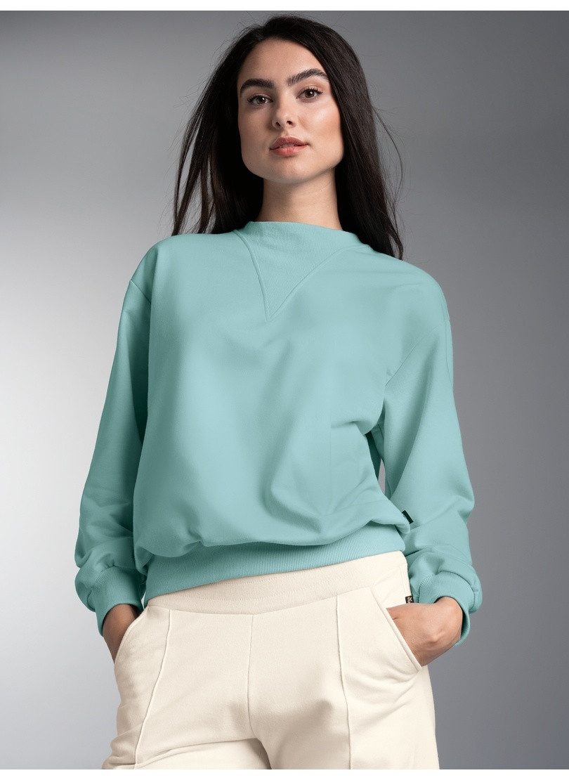 Trigema Sweatshirt TRIGEMA Sweatshirt im modischen Oversize-Look