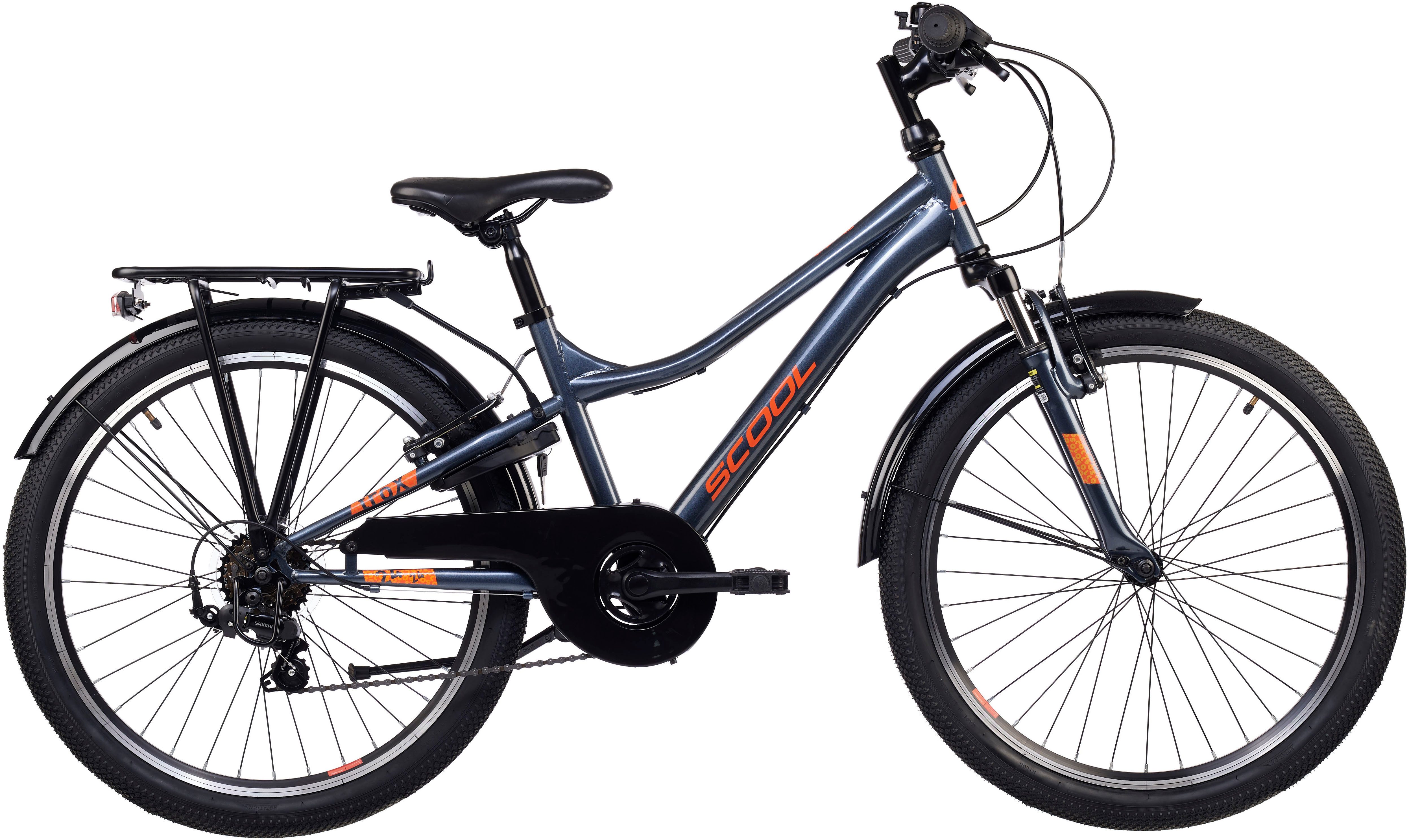 S’COOL Kinderfahrrad S'COOL troX, 6 Gang Shimano, Kettenschaltung