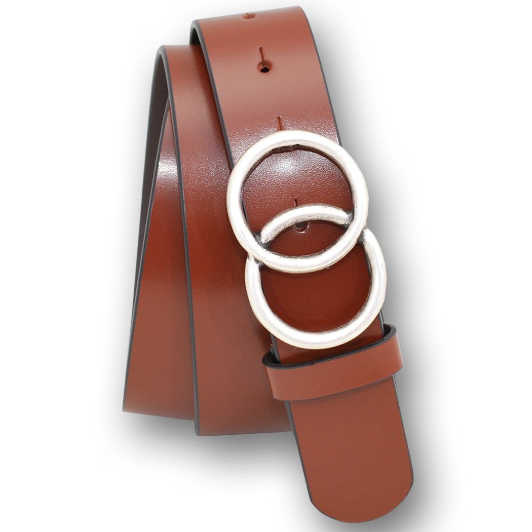 VITTOZZI Ledergürtel Gürtel, Milano 3,5cm