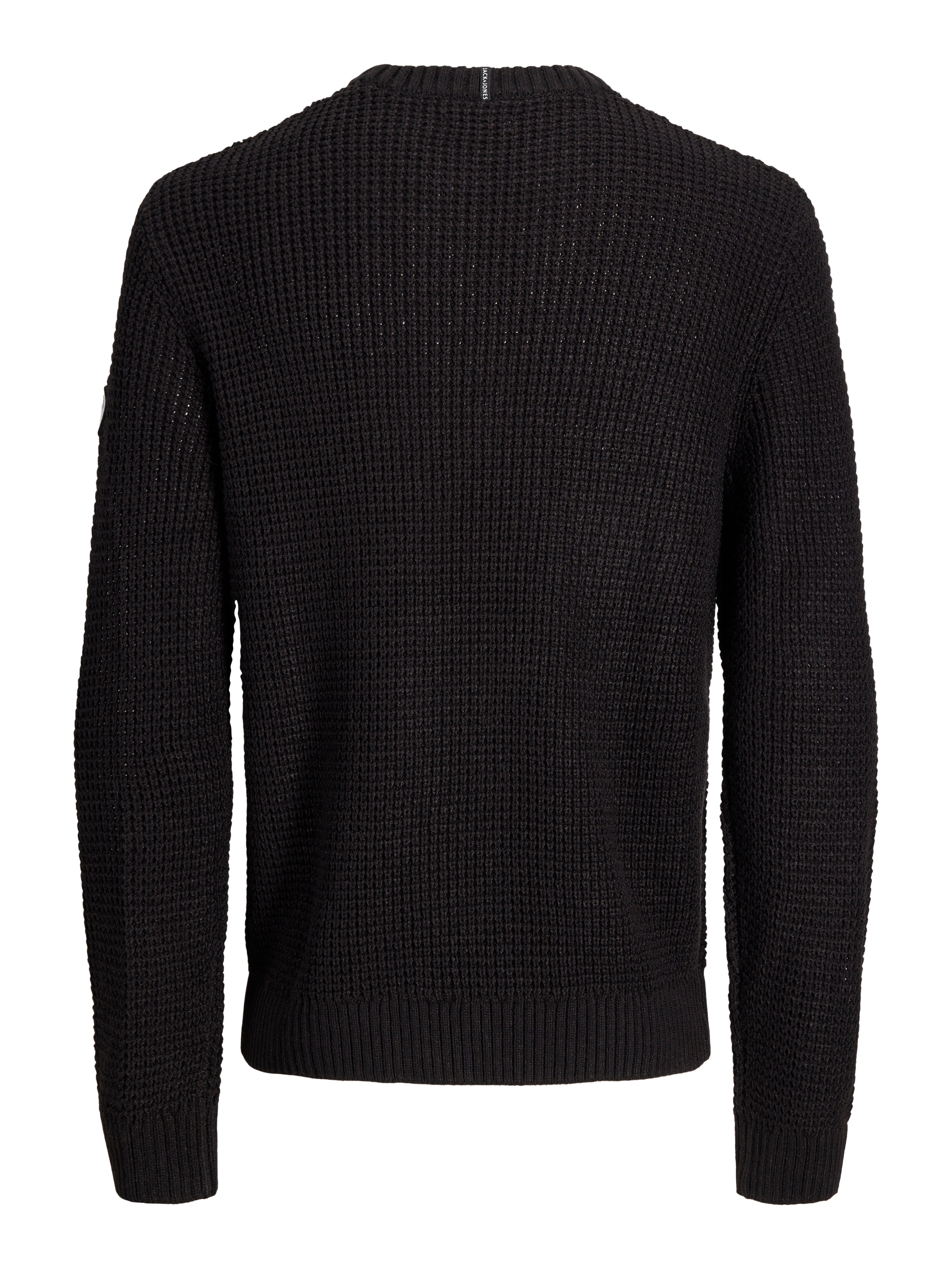 Jack & Jones Rundhalspullover JJLUKE KNIT CREW NECK AW26 Materialmix, regular fit – Bild 5 von 5