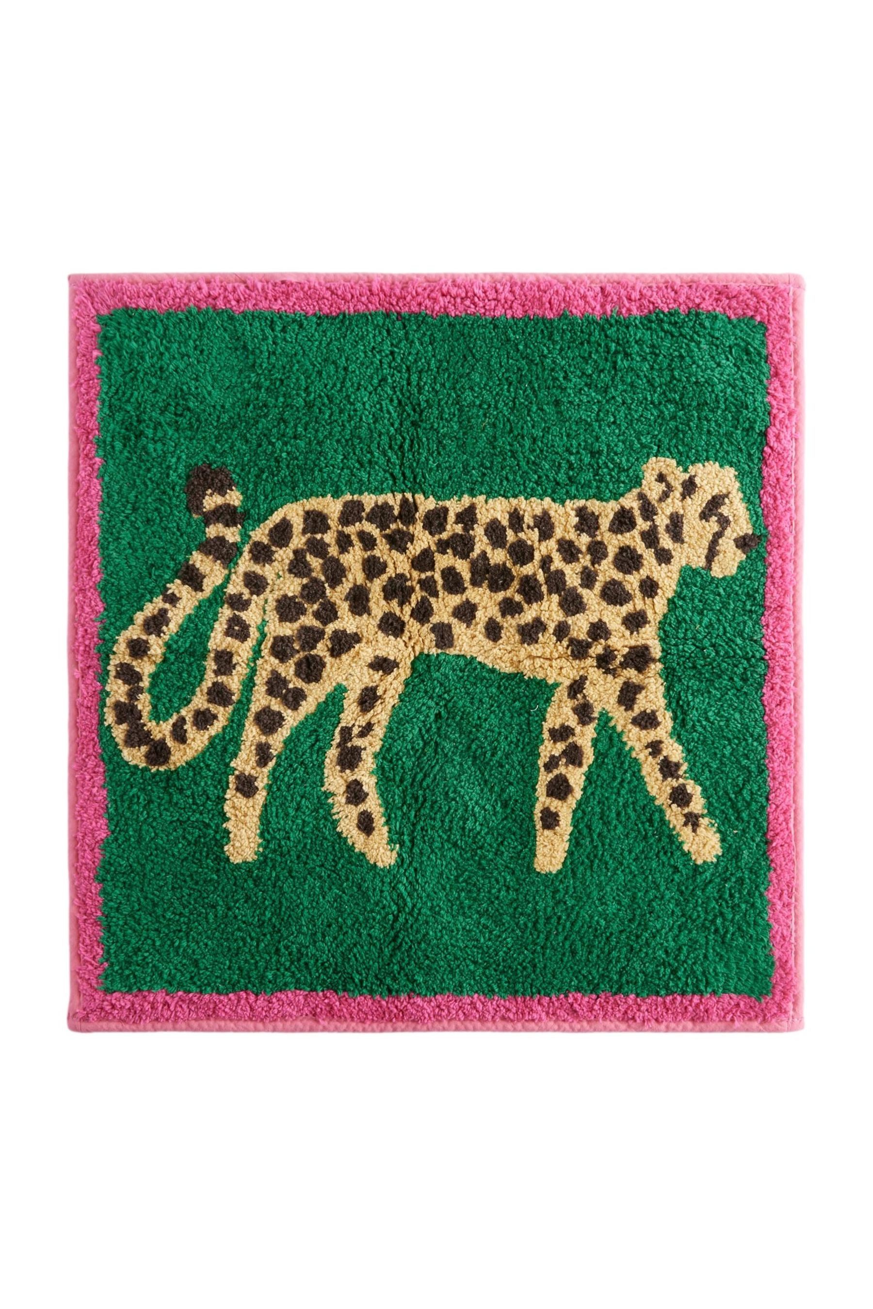 Next Badematte Badematte mit Geparden-Print aus 100 % Baumwolle, Höhe 50 mm günstig online kaufen