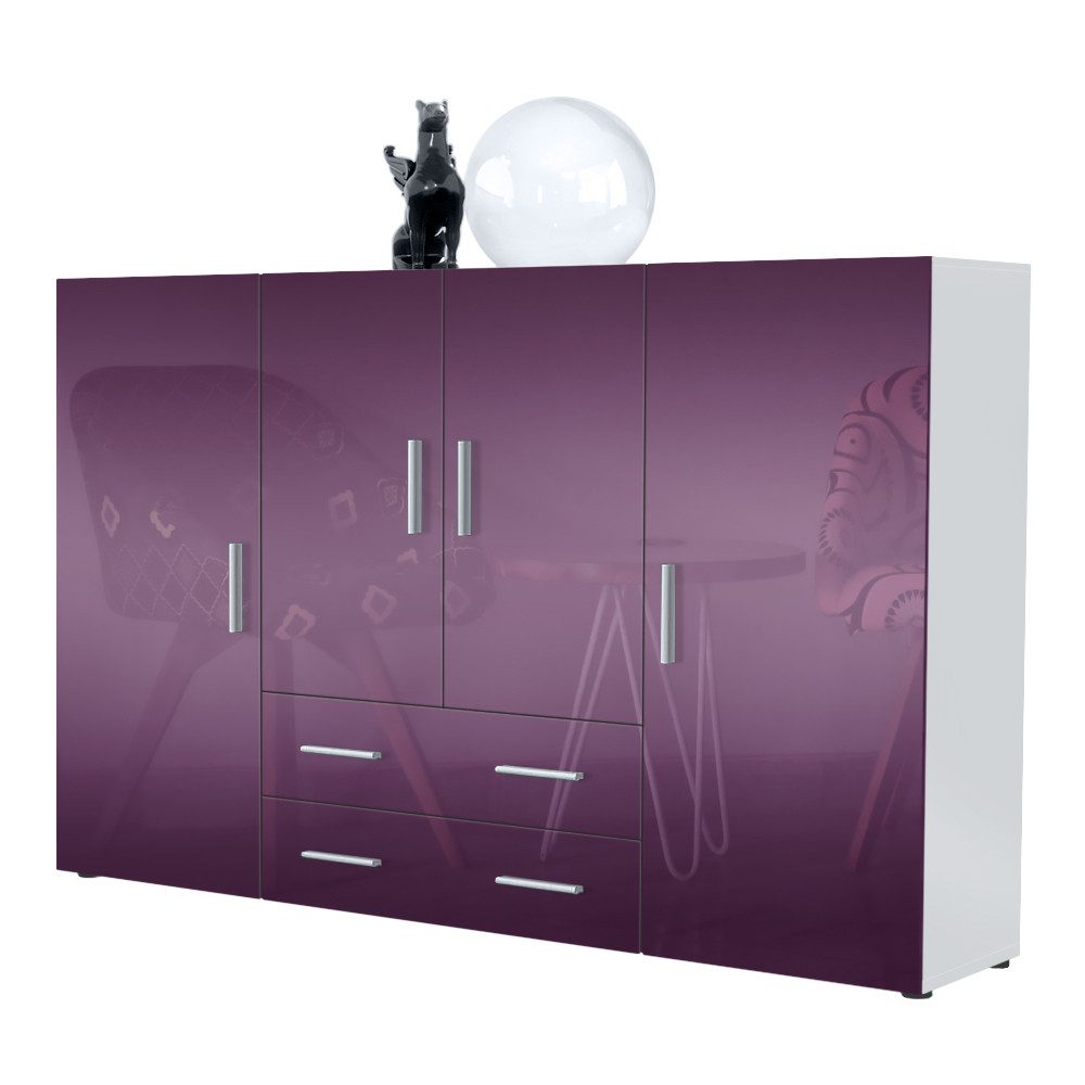 Vladon Highboard Nora (Anrichte mit 2 günstig online kaufen